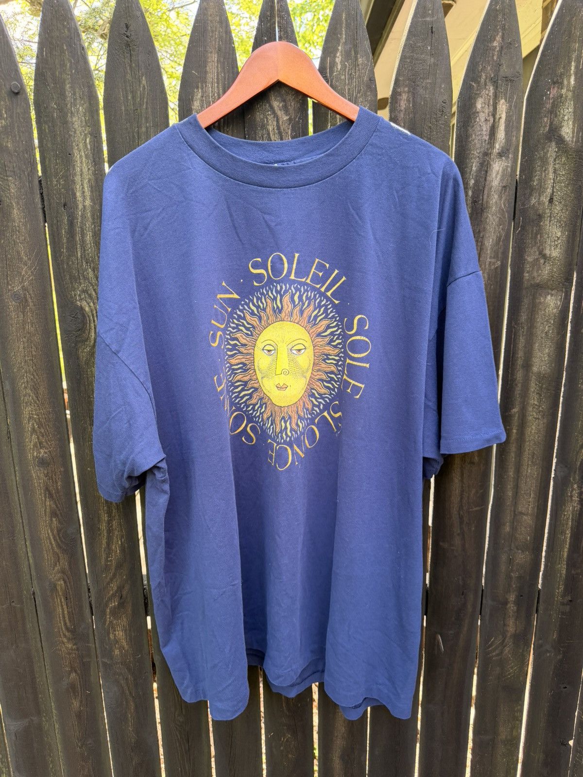 Rap Tees Soleil Sole Slonce Sonne Sun VTG 94 Single Stitch 3XL Size US XXL / EU 58 / 5 - 1 Thumbnail