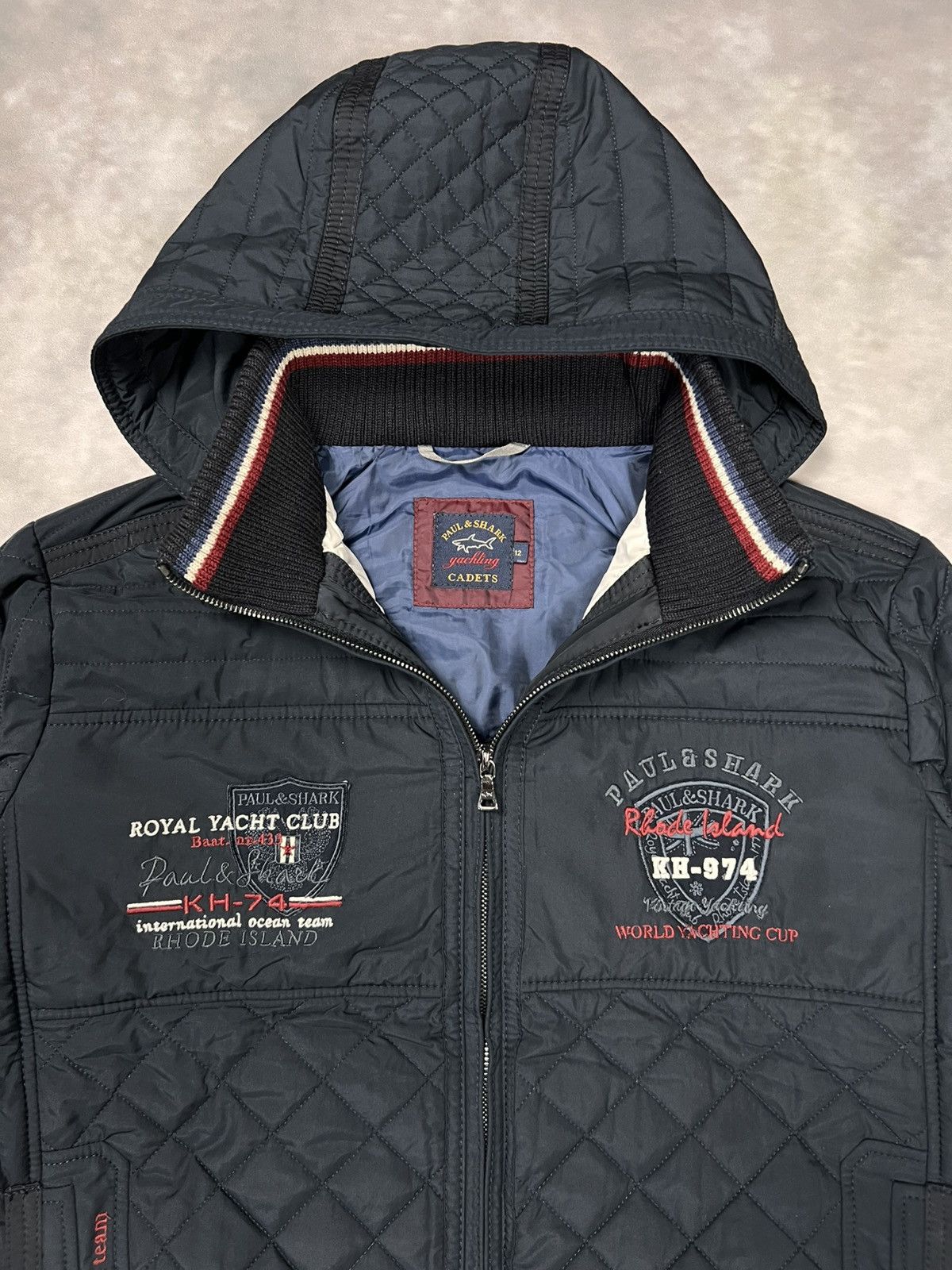 Paul & Shark Paul & Shark Wmn Petite Quilted Hooded Jacket XS-S Riri Zip Size S / US 4 / IT 40 - 4 Thumbnail