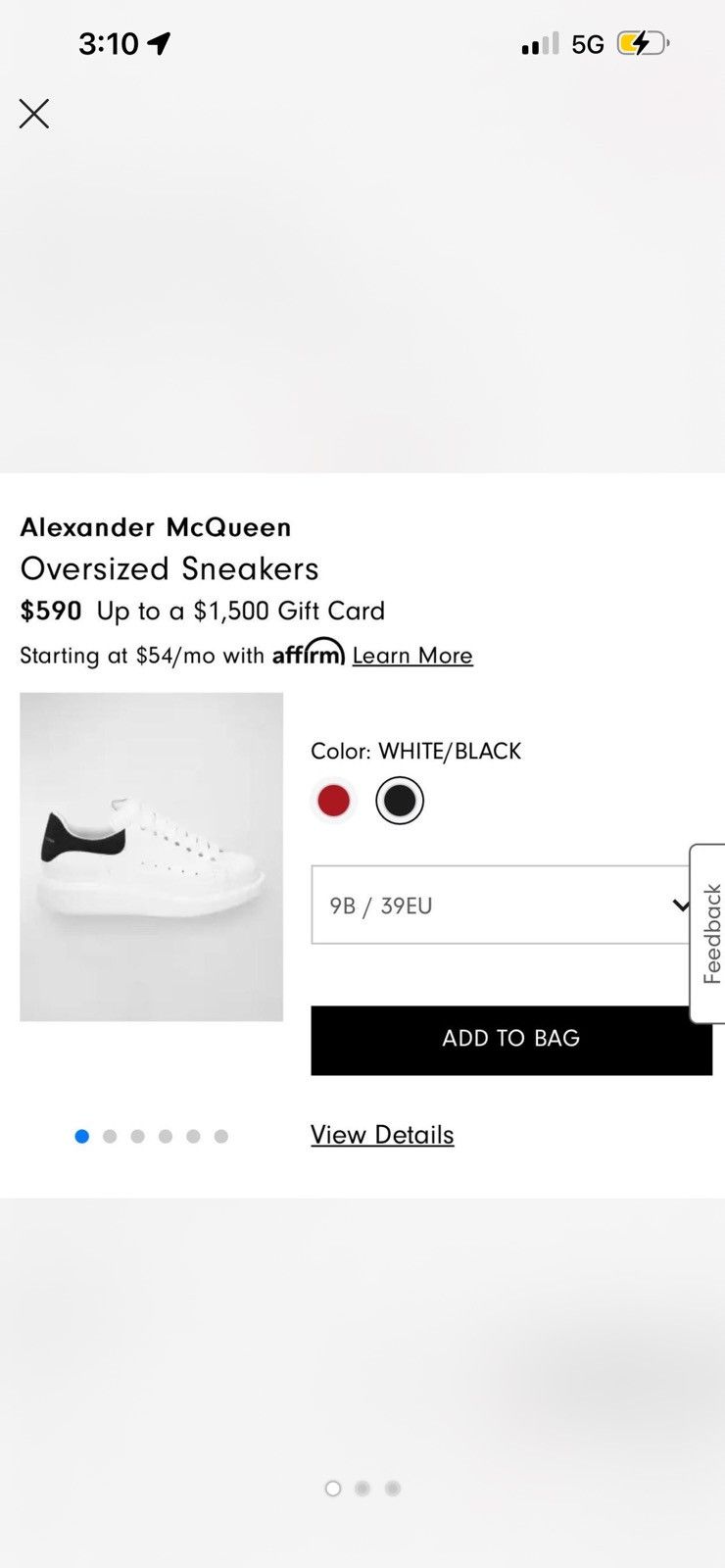Alexander McQueen Alexander McQueen Oversized Sneaker Size US 6 / EU 39 - 11 Thumbnail