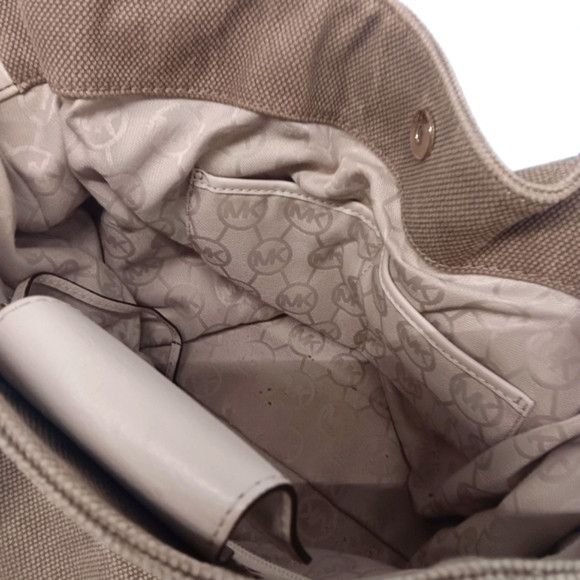 Michael Kors Michael Kors Michael Canvas Top Handle Gansevoort Tote Bag Size ONE SIZE - 12 Thumbnail