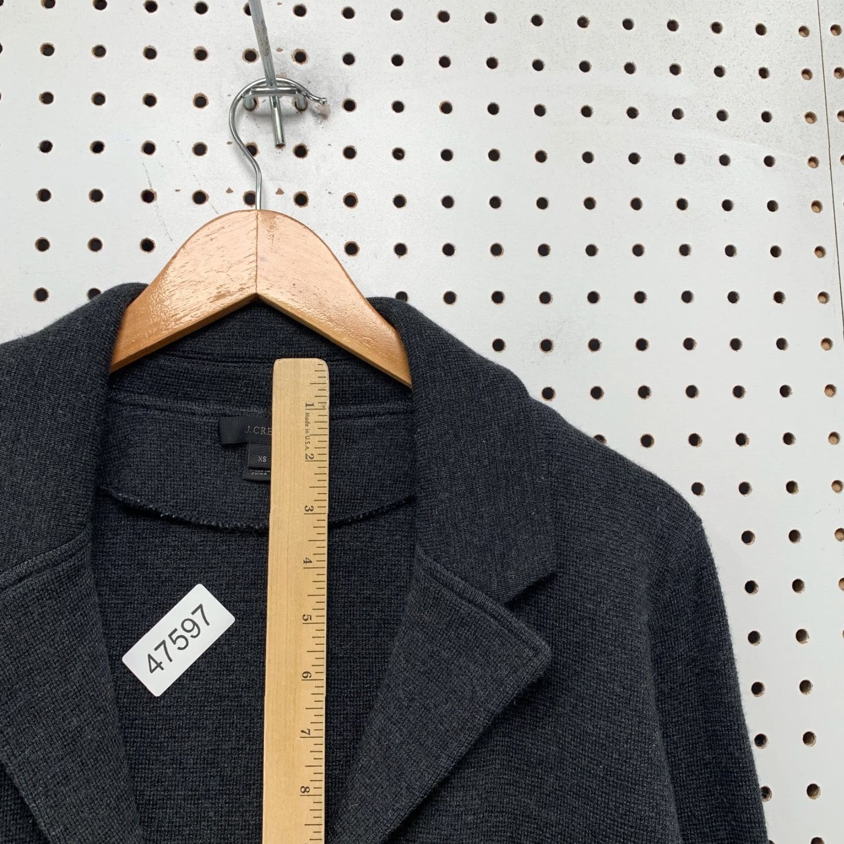 J.Crew J.CREW 100% Merino Wool Cardigan Sweater Womens XS Gray Open Front Business Work Shirt/Hoodie/Top Size XS / US 0-2 / IT 36-38 - 7 Thumbnail