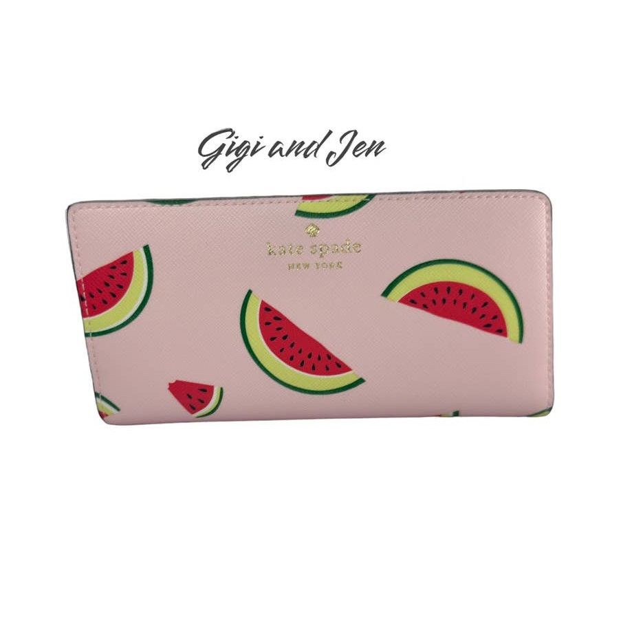 Kate Spade Kate Spade Marlee Watermelon Party Large Slim Bifold Wallet Size ONE SIZE - 1 Thumbnail