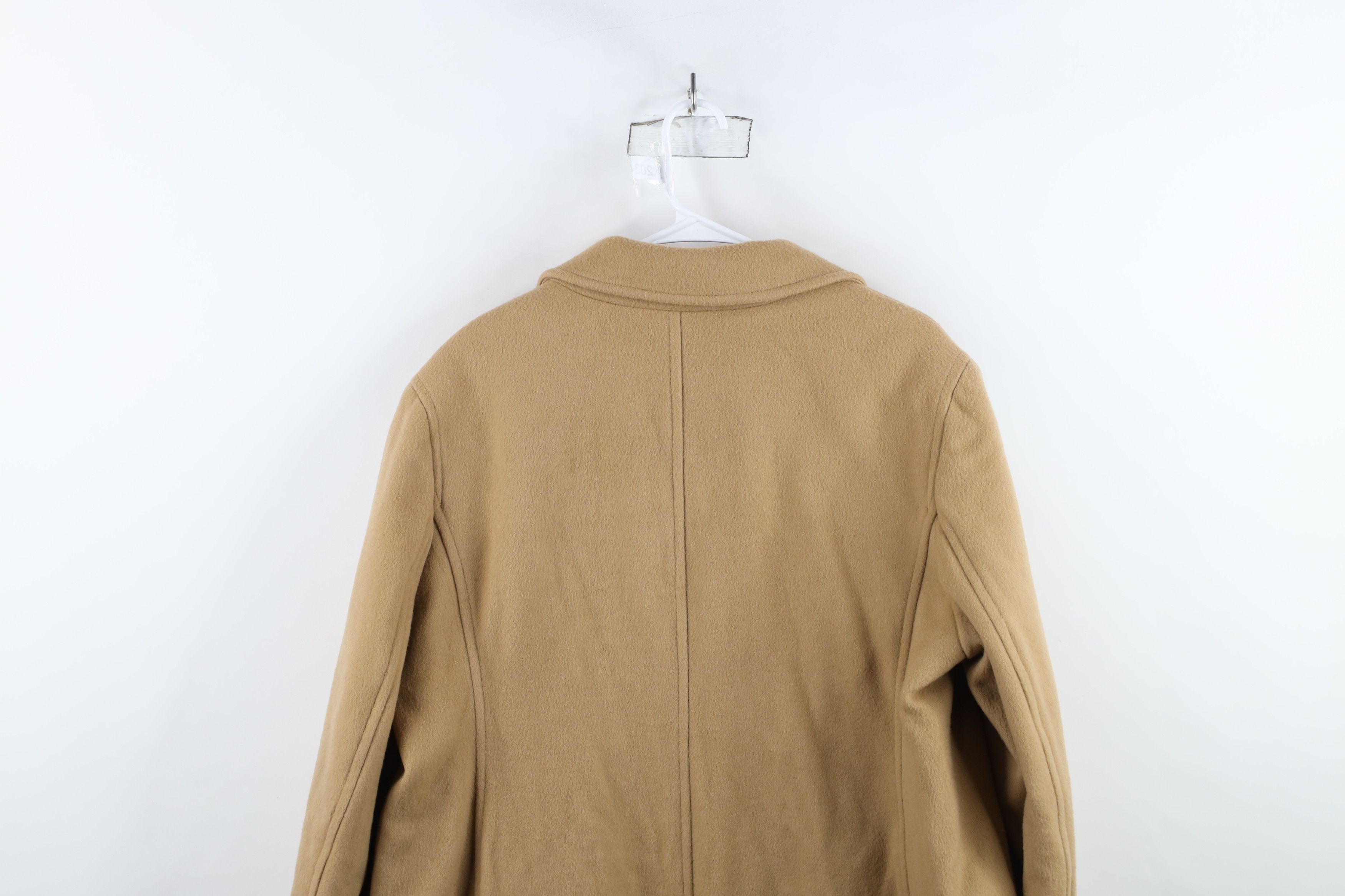 L.L. Bean × Vintage Vintage LL Bean Lambswool Full Length Overcoat Jacket Size XXL / US 16-18 / IT 52-54 - 14 Thumbnail