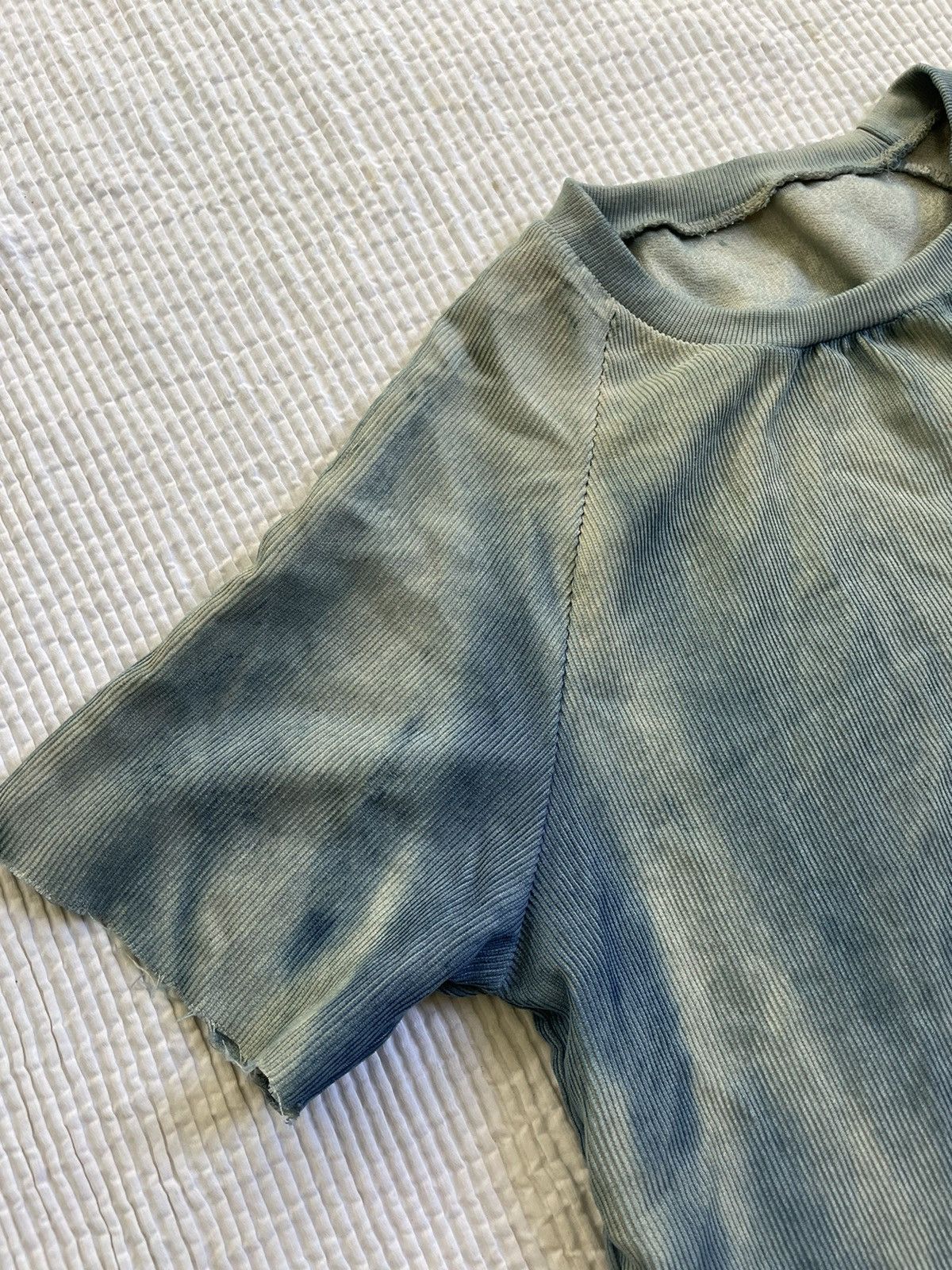 Other Indigo Schloppy Dyed Sun Faded Corduroy Cotton TShirt Size US M / EU 48-50 / 2 - 2 Thumbnail