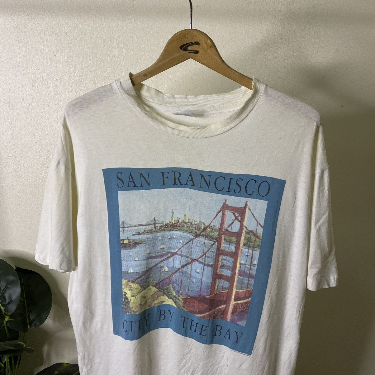 Vintage Vintage 1980s San Francisco City By The Bay Tee Made in USA Size US L / EU 52-54 / 3 - 2 Thumbnail