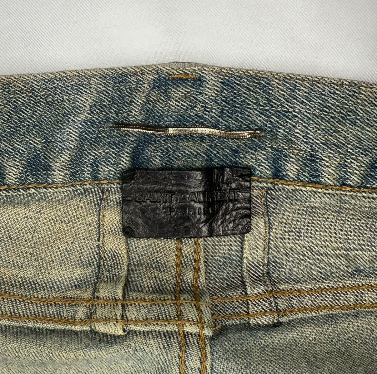 Saint Laurent Paris Saint Laurent Crash Denim Size US 32 / EU 48 - 7 Thumbnail