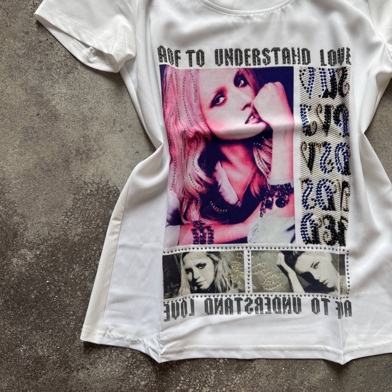 Hysteric Glamour Y2K Sexy Lady Print Vintage Glamour T-Shirt Size L / US 10 / IT 46 - 5 Thumbnail