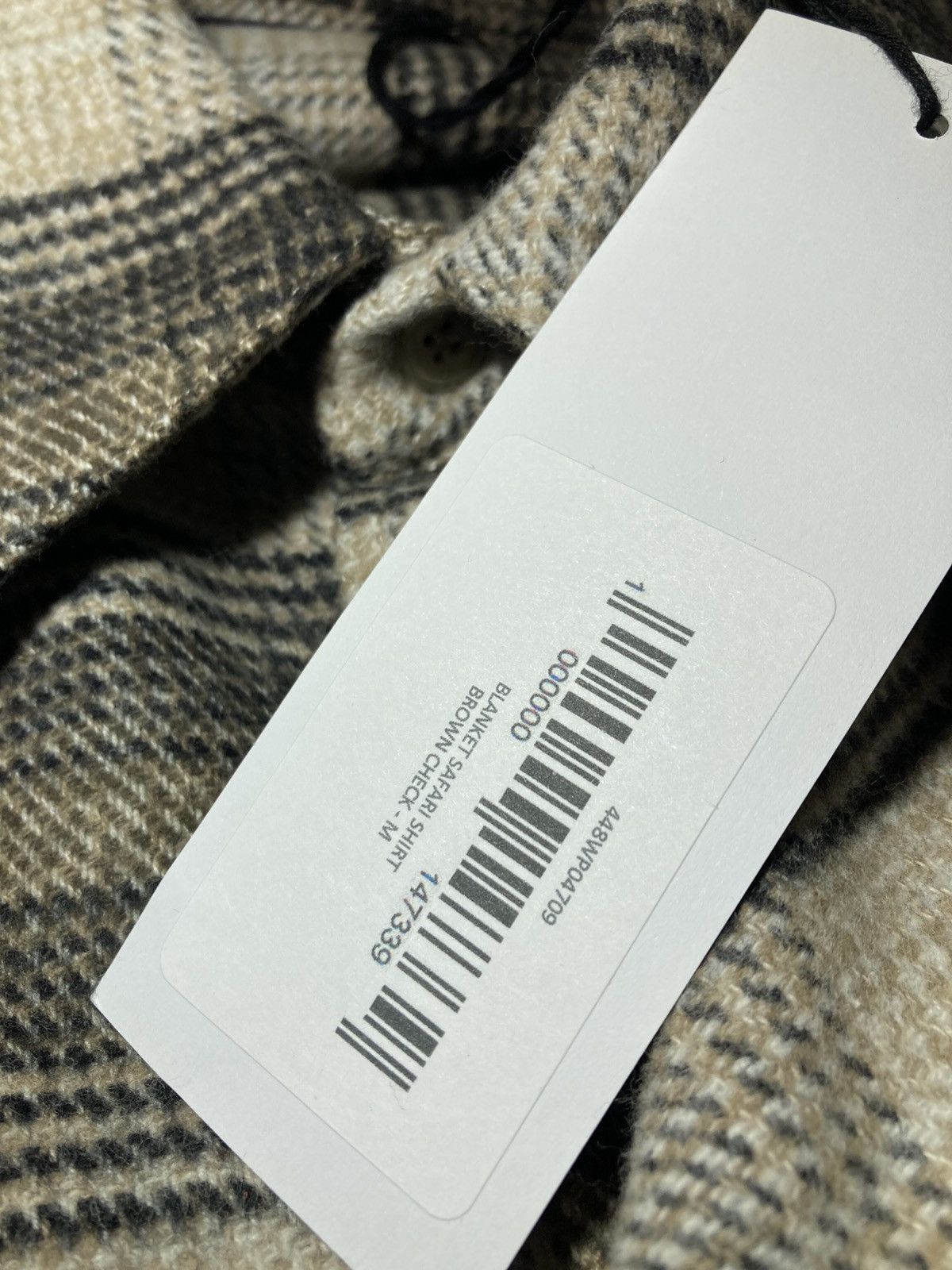 Martine Rose AW24 Martine Rose Blanket Wrap Shirt Flannel Military 2024 Size US M / EU 48-50 / 2 - 2 Thumbnail