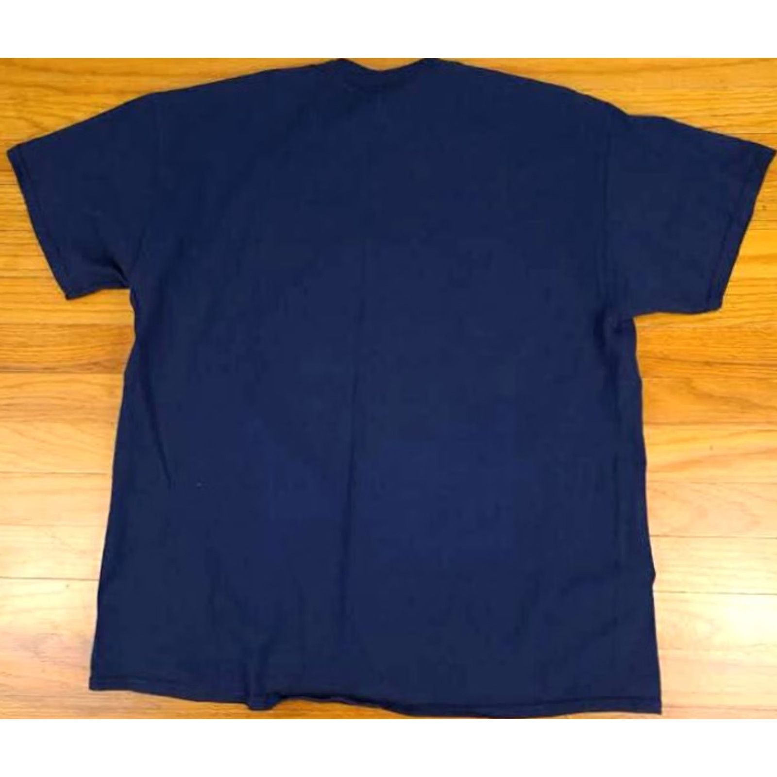 X-LARGE Toledo University Rockets T-Shirt MV Sport Navy XL Unisex Adults Short Sleeve Graphic Print Cotton Blue 27in long 24in pit to pit Rocketeer Sports USA Size US XL / EU 56 / 4 - 4 Thumbnail