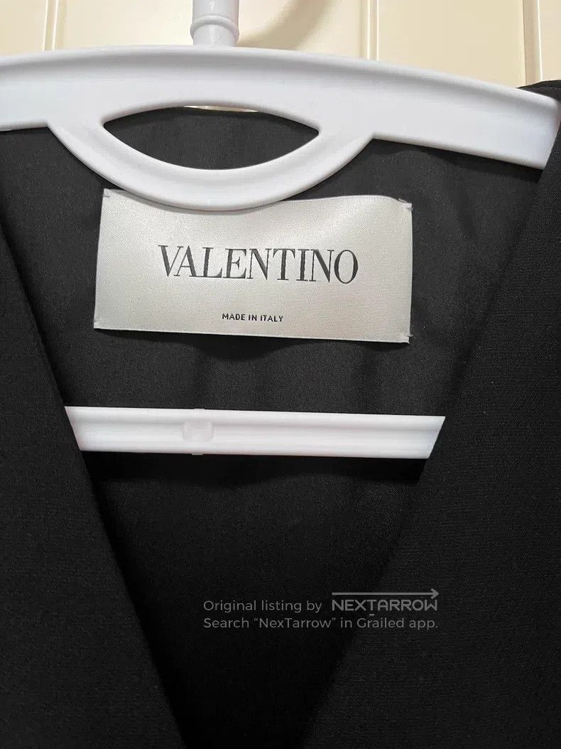 Other Valentino Double-breasted waist with a large swing silk wo Size M / US 6-8 / IT 42-44 - 3 Thumbnail