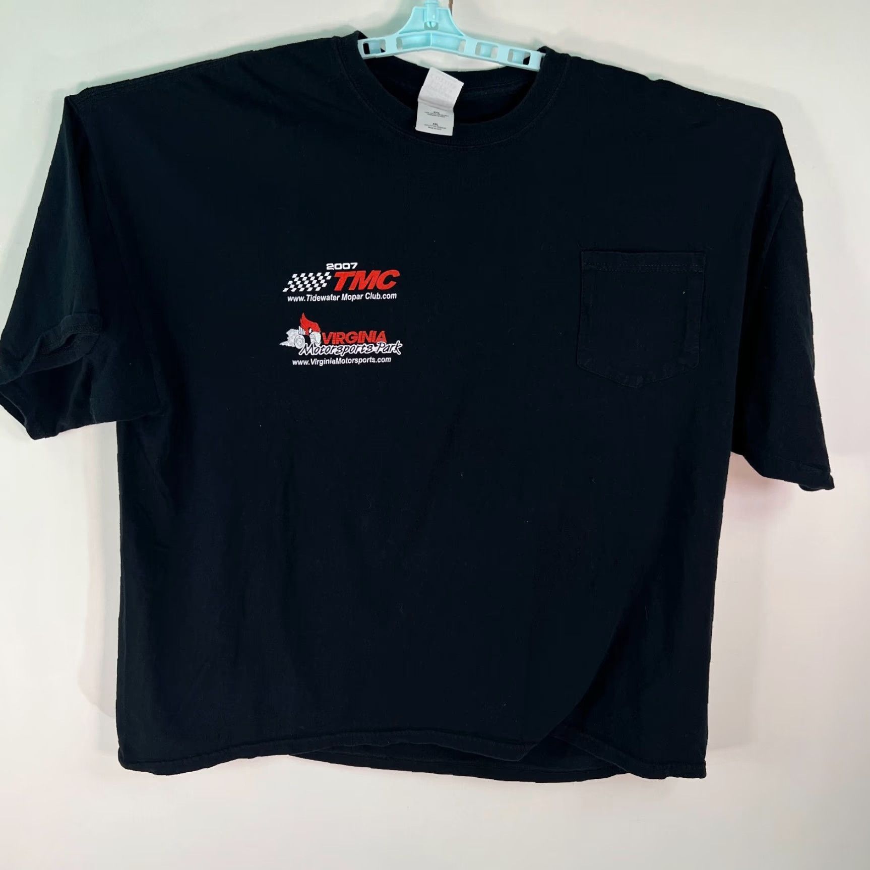 Gildan Gildan Men T-Shirt Black 3XL 2007 TMC Virginia Mopar Motorsports Park Graphic Print Short Sleeve Crew Neck Classic Vintage No Size US XXL / EU 58 / 5 - 3 Thumbnail