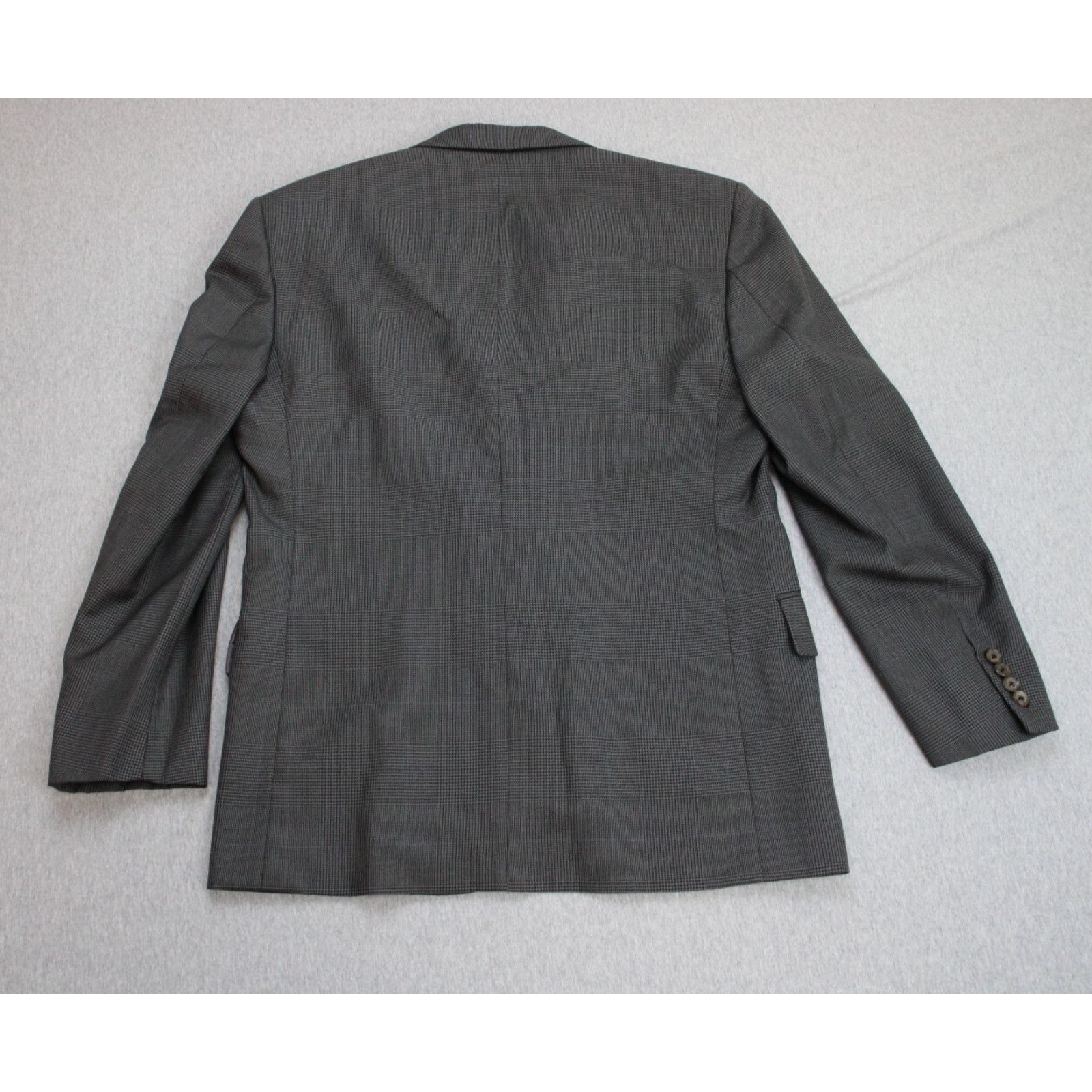 Hickey Freeman Hickey Freeman Blazer Men 40S Gray 100% Wool Size 40S - 2 Thumbnail