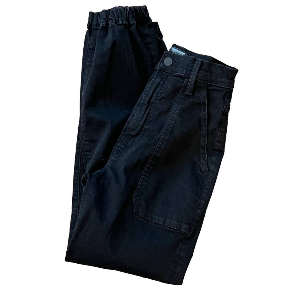 MOTHER MOTHER The Wrapper Patch Springy Ankle Jeans Size 23 Size 23" - 11 Thumbnail