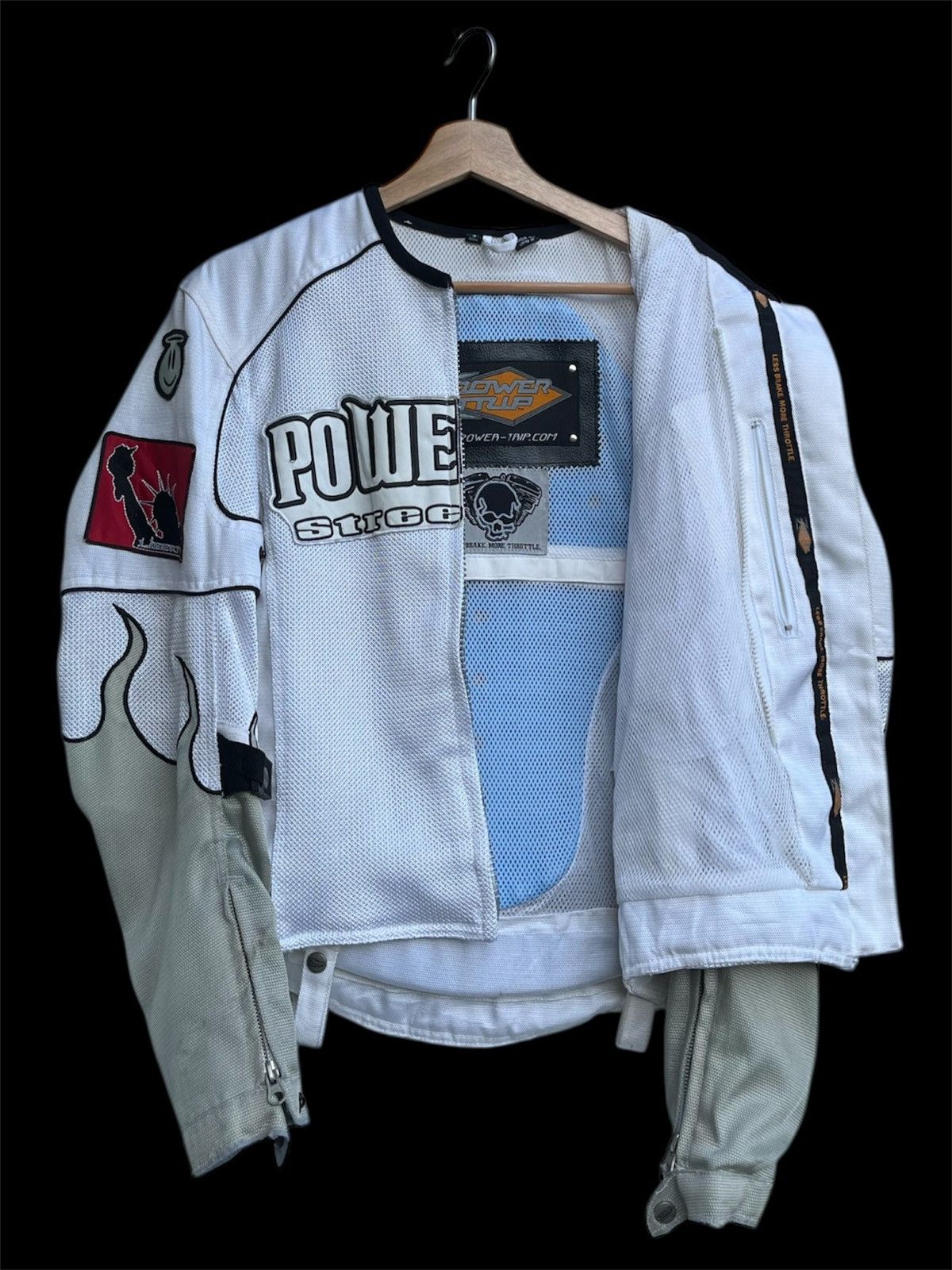 Kadoya White Power Trip Rider Jacket Size US XS / EU 42 / 0 - 3 Thumbnail