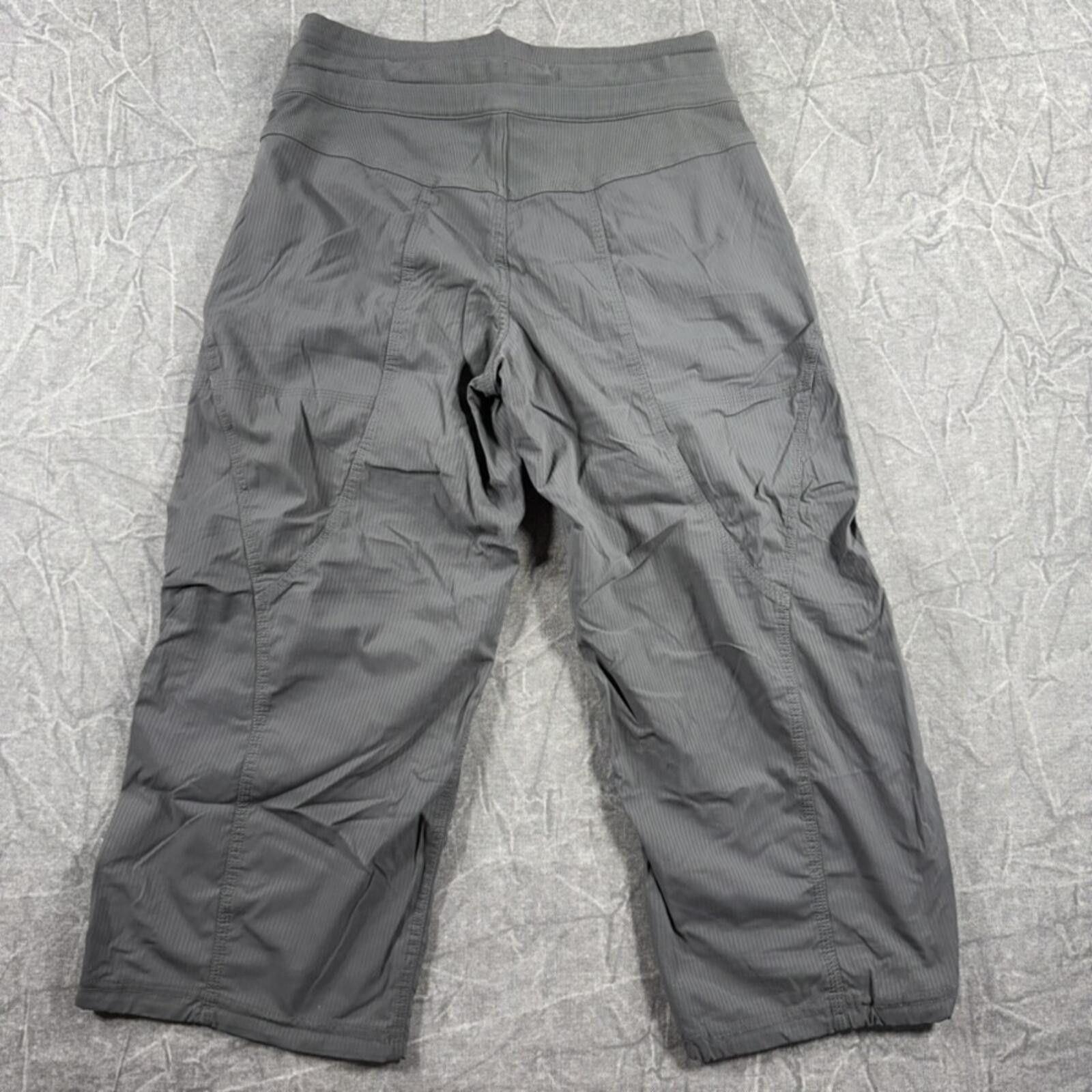 Lululemon Lululemon Pants Women's Grey Dance Studio Crop Nylon Stretch Size 28" / US 6 / IT 42 - 4 Thumbnail