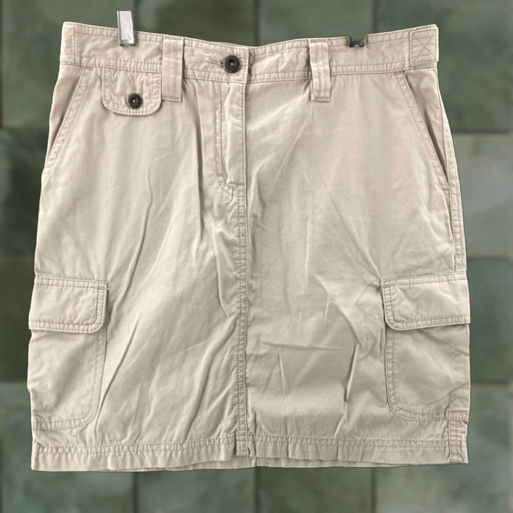 Tommy Hilfiger Tommy Hilfiger Womens Skirt 6 Khaki Tan Cotton Size 28" / US 6 / IT 42 - 1 Thumbnail