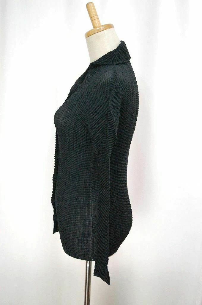 Issey Miyake issey miyake size:2 Stand-up collar, see-through long slee Size XXS / US 00 / IT 34 - 2 Thumbnail