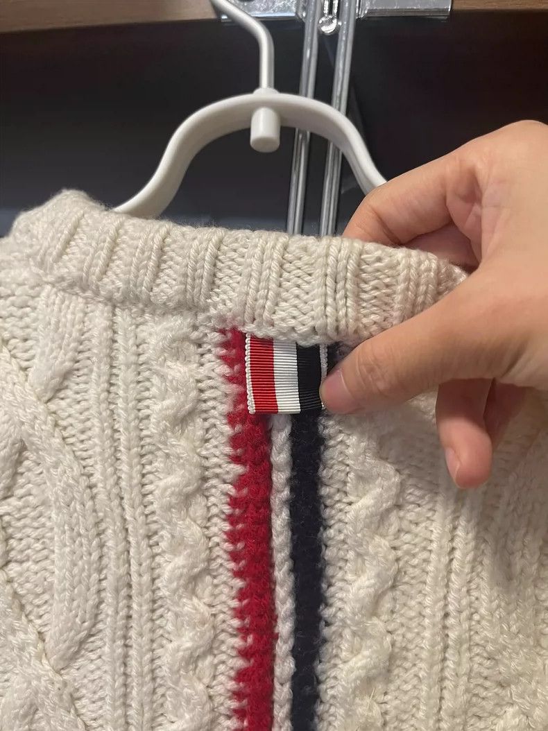 Thom Browne Thom Browne White sweater Size XS / US 0-2 / IT 36-38 - 3 Thumbnail