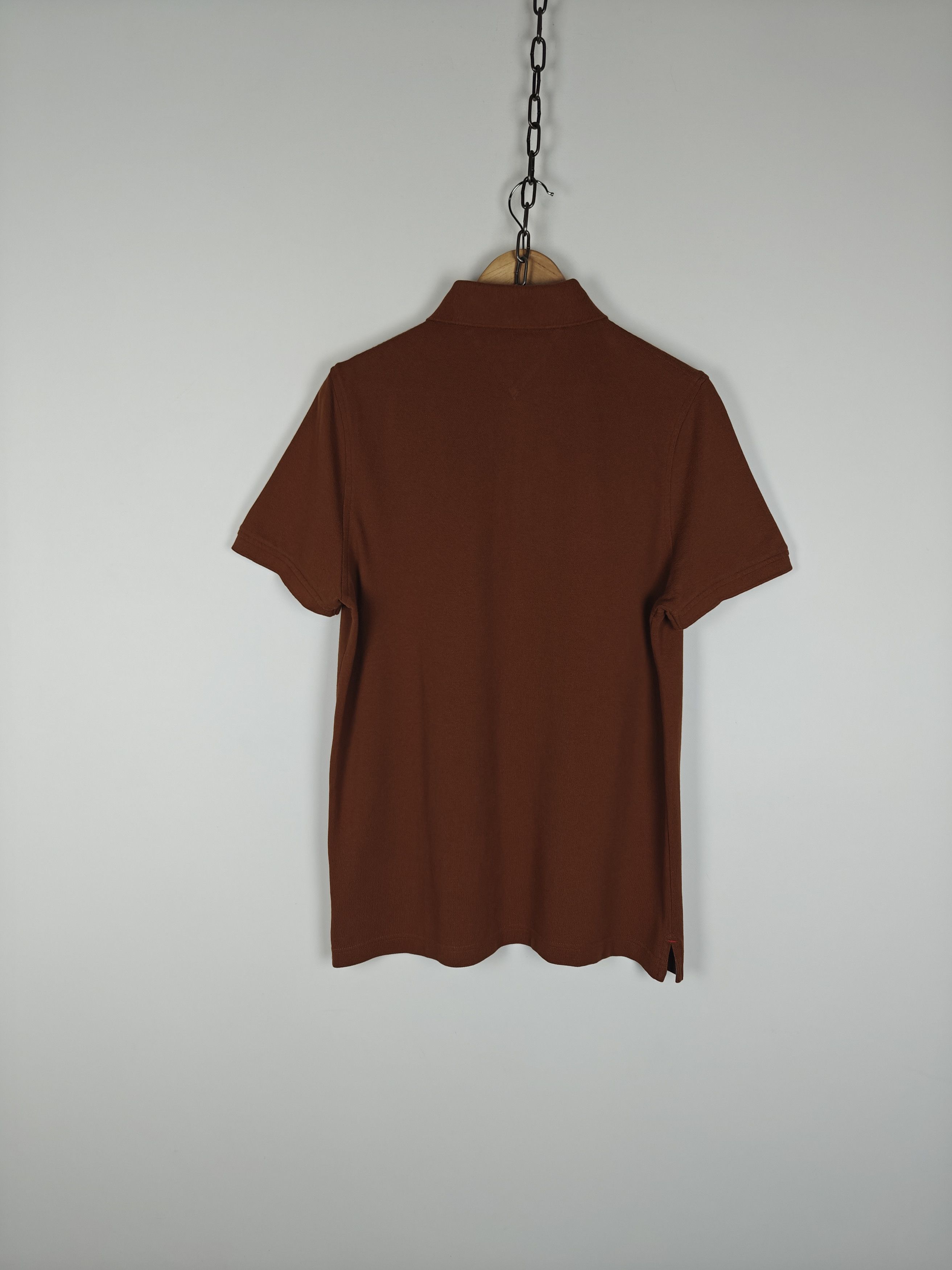 Tommy Hilfiger Tommy Hilfiger Polo T-Shirt Collared Logo Brown size M Size US M / EU 48-50 / 2 - 8 Thumbnail