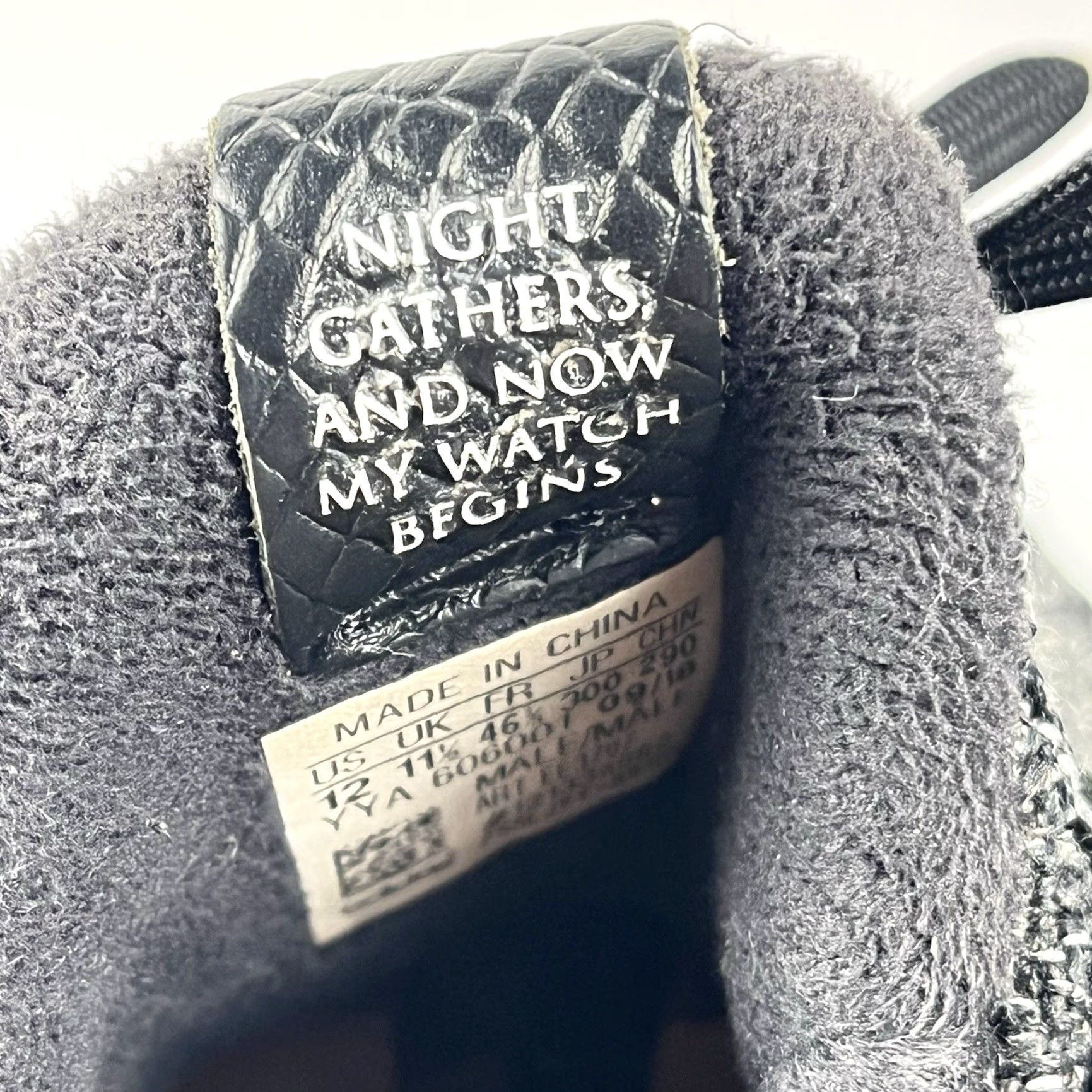 Adidas adidas Game Of Thrones x UltraBoost 4.0 Night's Watch Men’s Size 12 Shoes EE3707 Size ONE SIZE - 5 Thumbnail