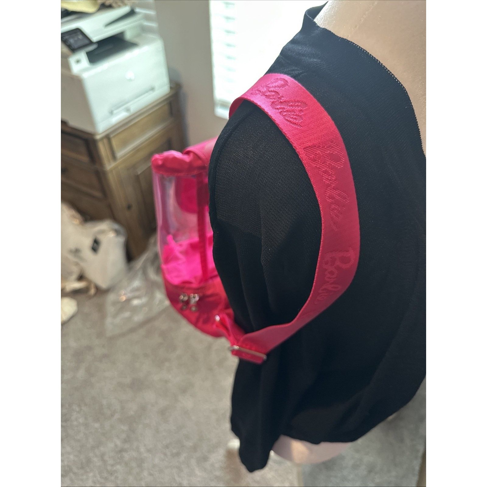 Other Kipling X Barbie DarleeTransparent Pink Backpack $149 NWT Size ONE SIZE - 9 Thumbnail