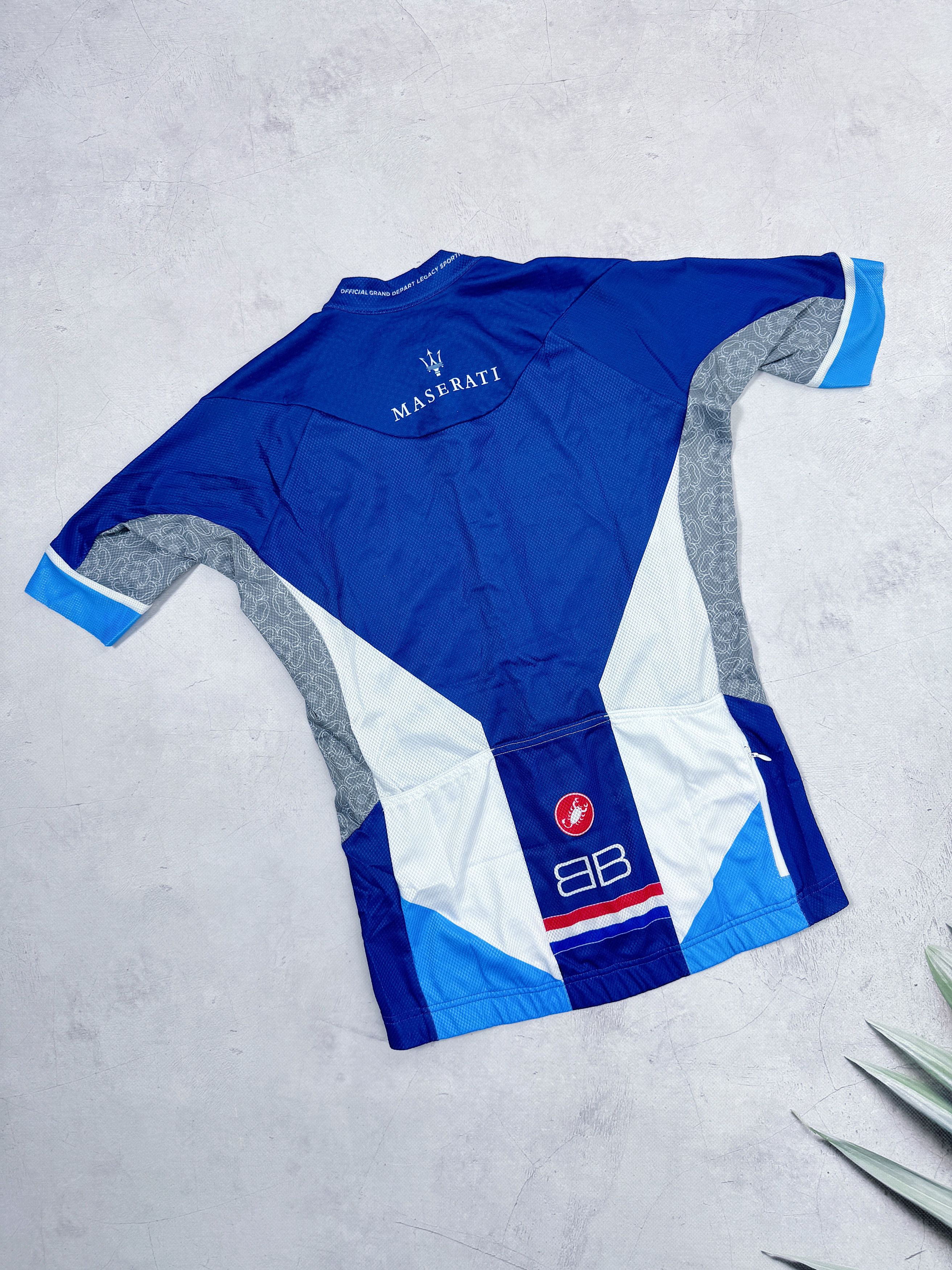 Sports Specialties Castelli Cycling Jersey Tour de Yorkshire Ride Maserati Size US M / EU 48-50 / 2 - 15 Thumbnail