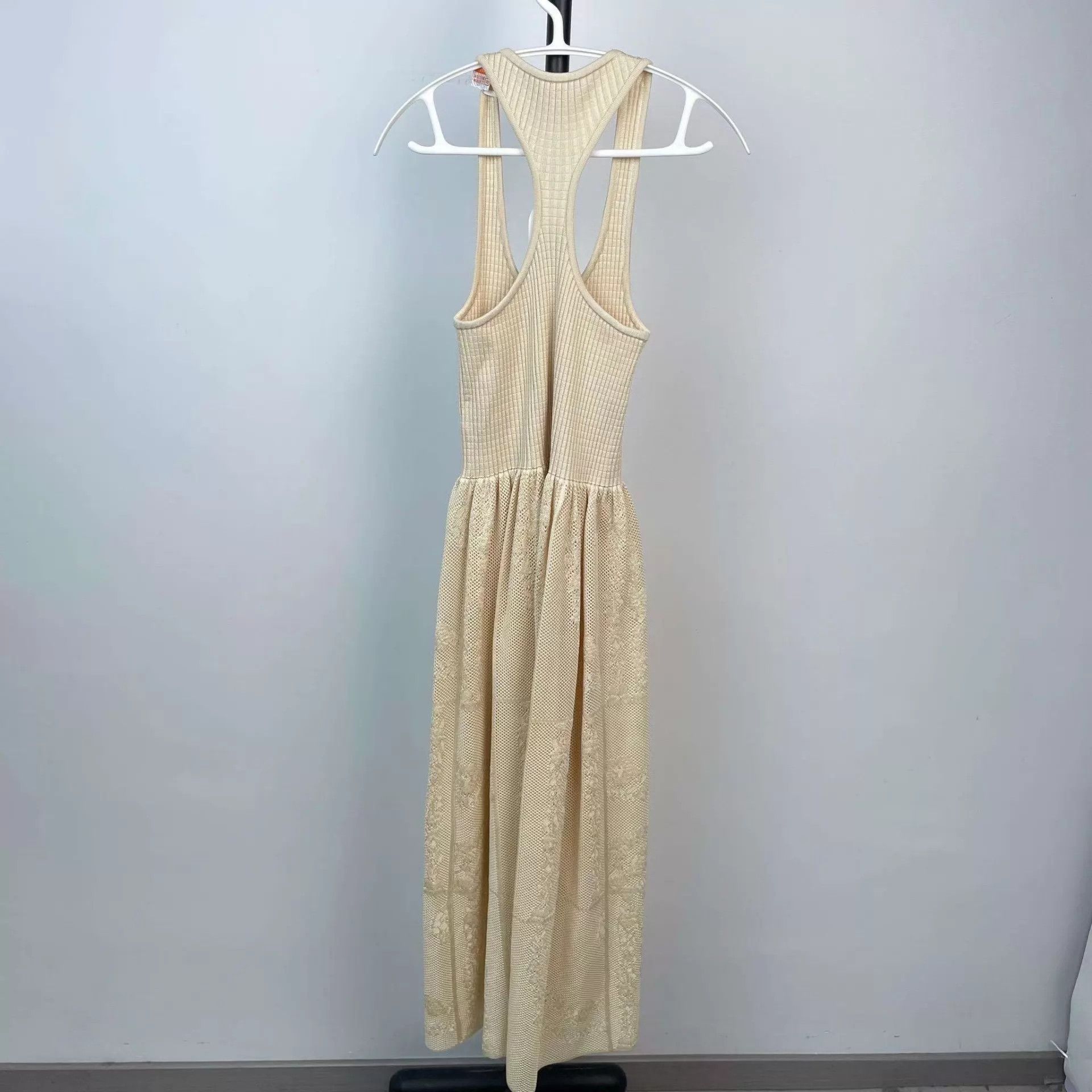 Hermes Hermès knit vest dress beige 38 95 New Size S / US 4 / IT 40 - 2 Thumbnail