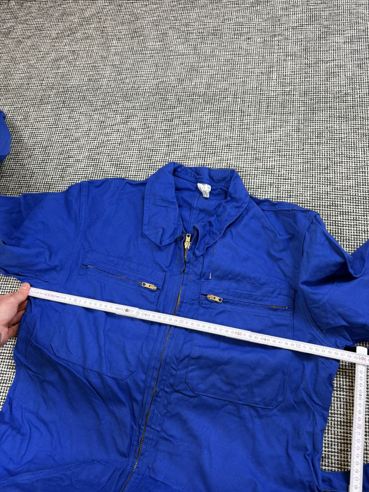 Le Laboureur 70s made in france zip coveralls jumpsuit sanfor chore Size US L / EU 52-54 / 3 - 12 Thumbnail