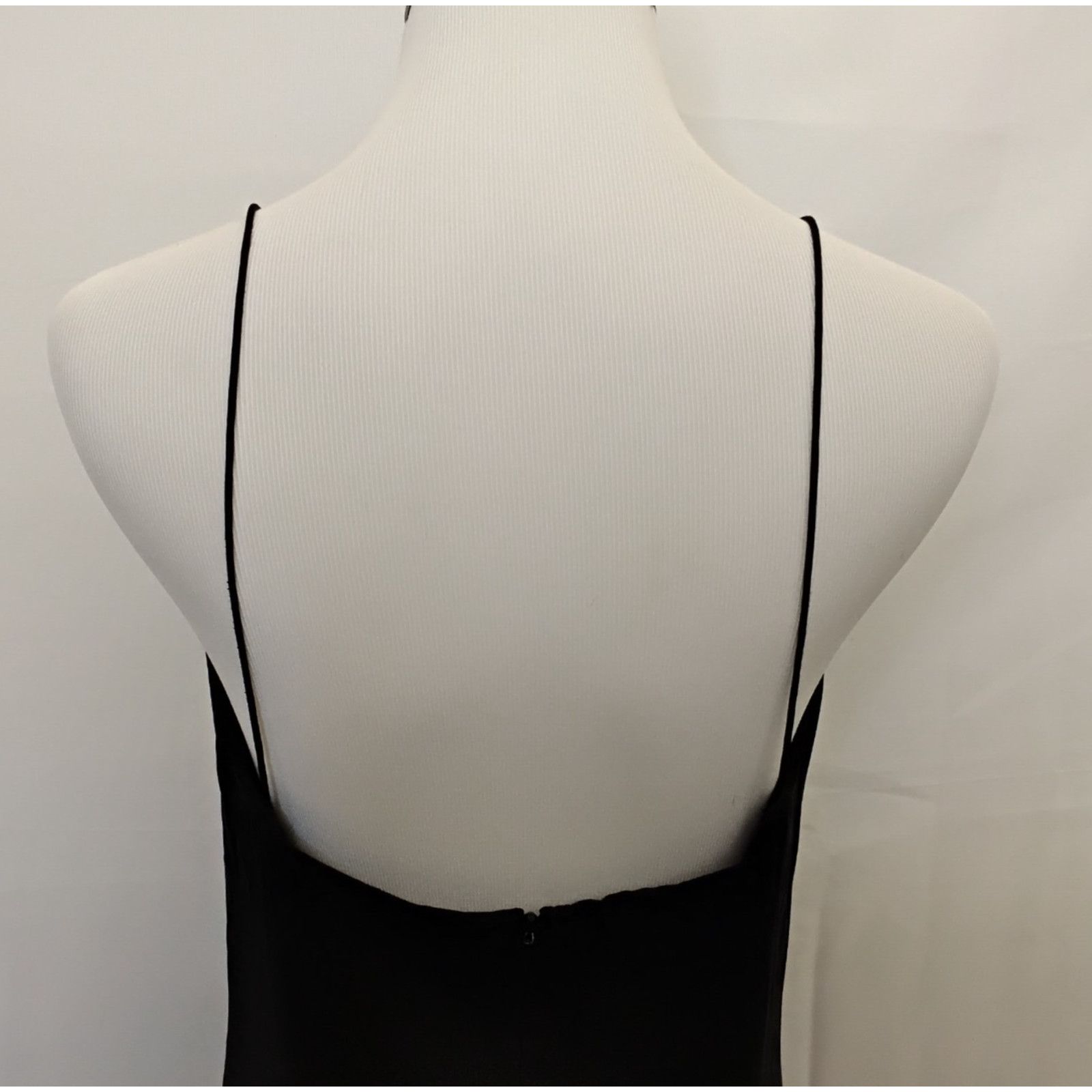 J.Crew J. Crew Silk Dress Women's 10 Black Ruffled Classic Knee Size L / US 10 / IT 46 - 6 Thumbnail
