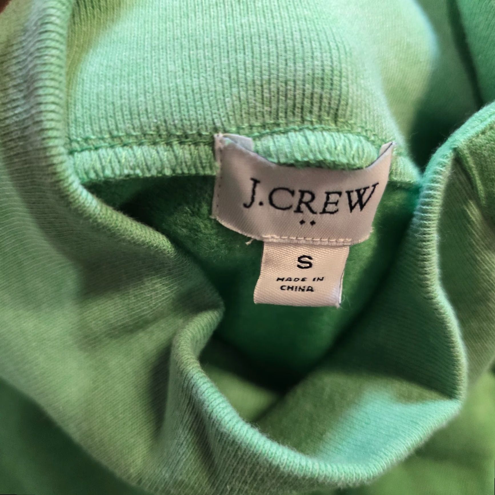 J.Crew J.CREW Sweater Women Small Green Turtleneck Button Casual Pullover Long Sleeve Mock Neck Size S / US 4 / IT 40 - 4 Thumbnail