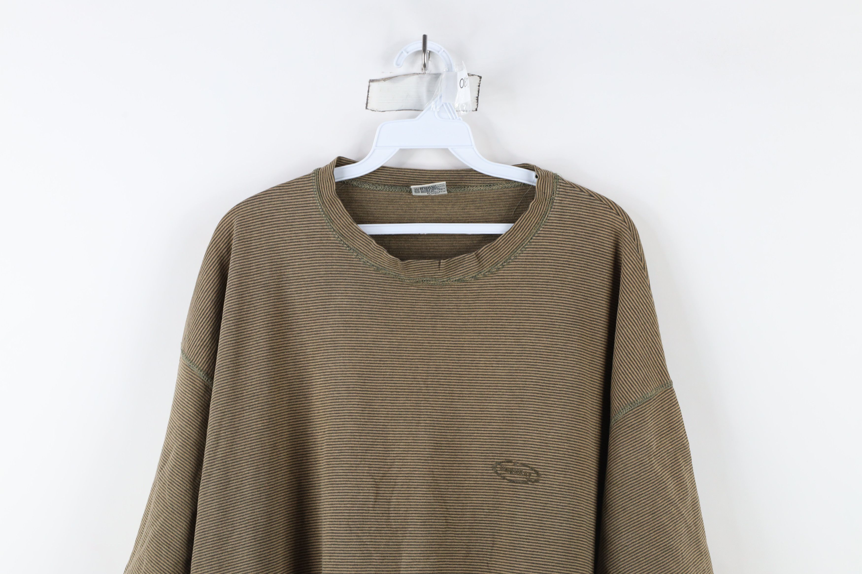 UNIONBAY × Vintage Vintage 90s Unionbay Striped Baggy Fit Short Sleeve T-Shirt Size US XXL / EU 58 / 5 - 2 Thumbnail