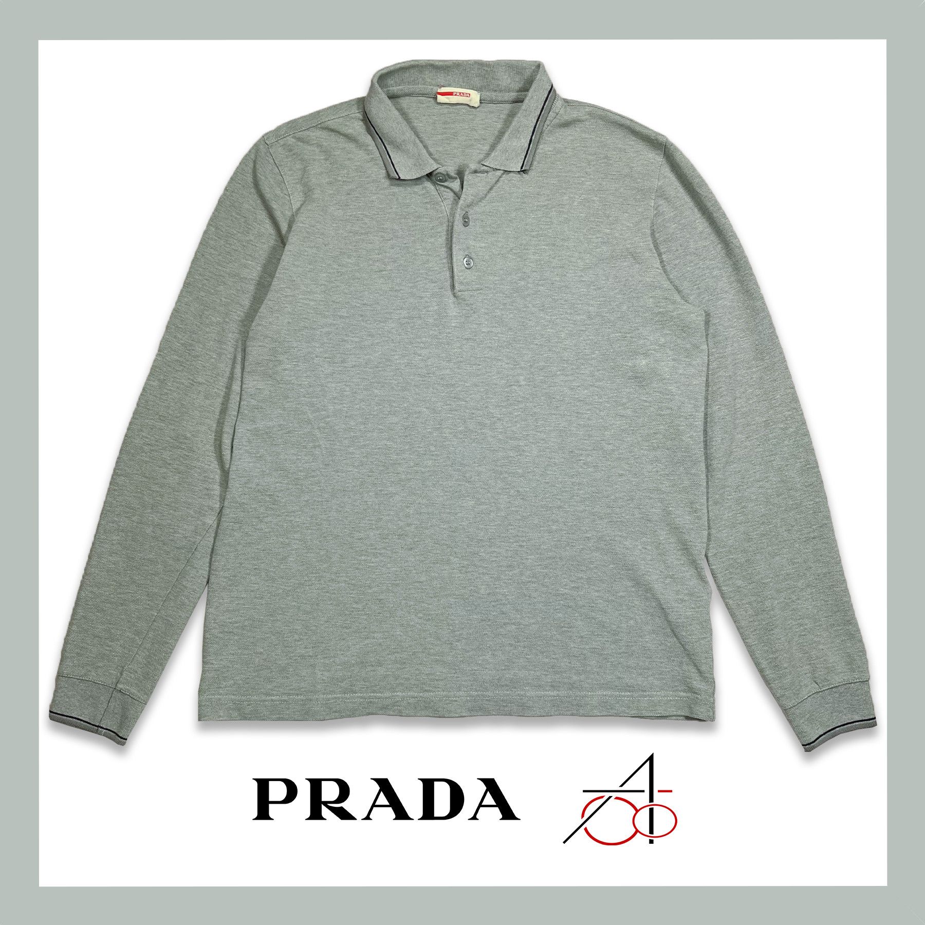 Prada Prada longsleeve polo-rugby • S size Size US S / EU 44-46 / 1 - 1 Thumbnail
