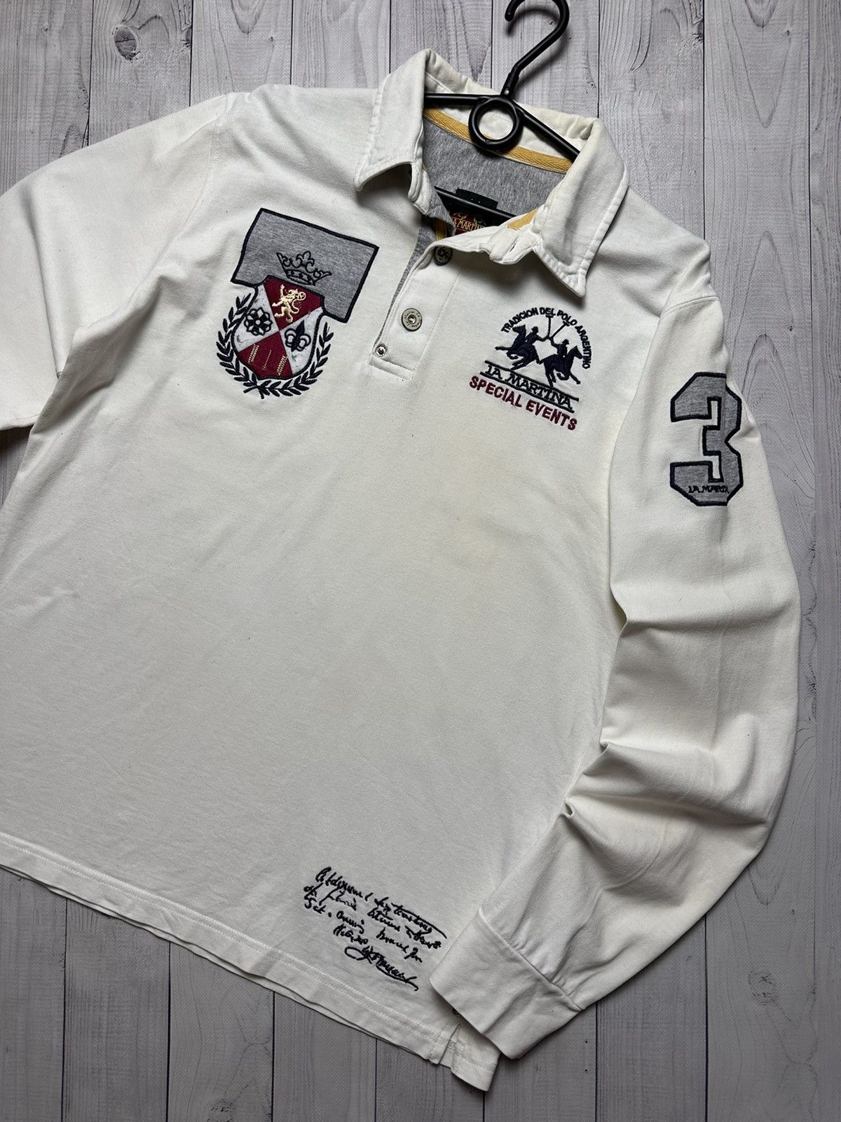 Vintage Vintage L A Martina rugby jersey logo rare size XL Size US XL / EU 56 / 4 - 2 Thumbnail