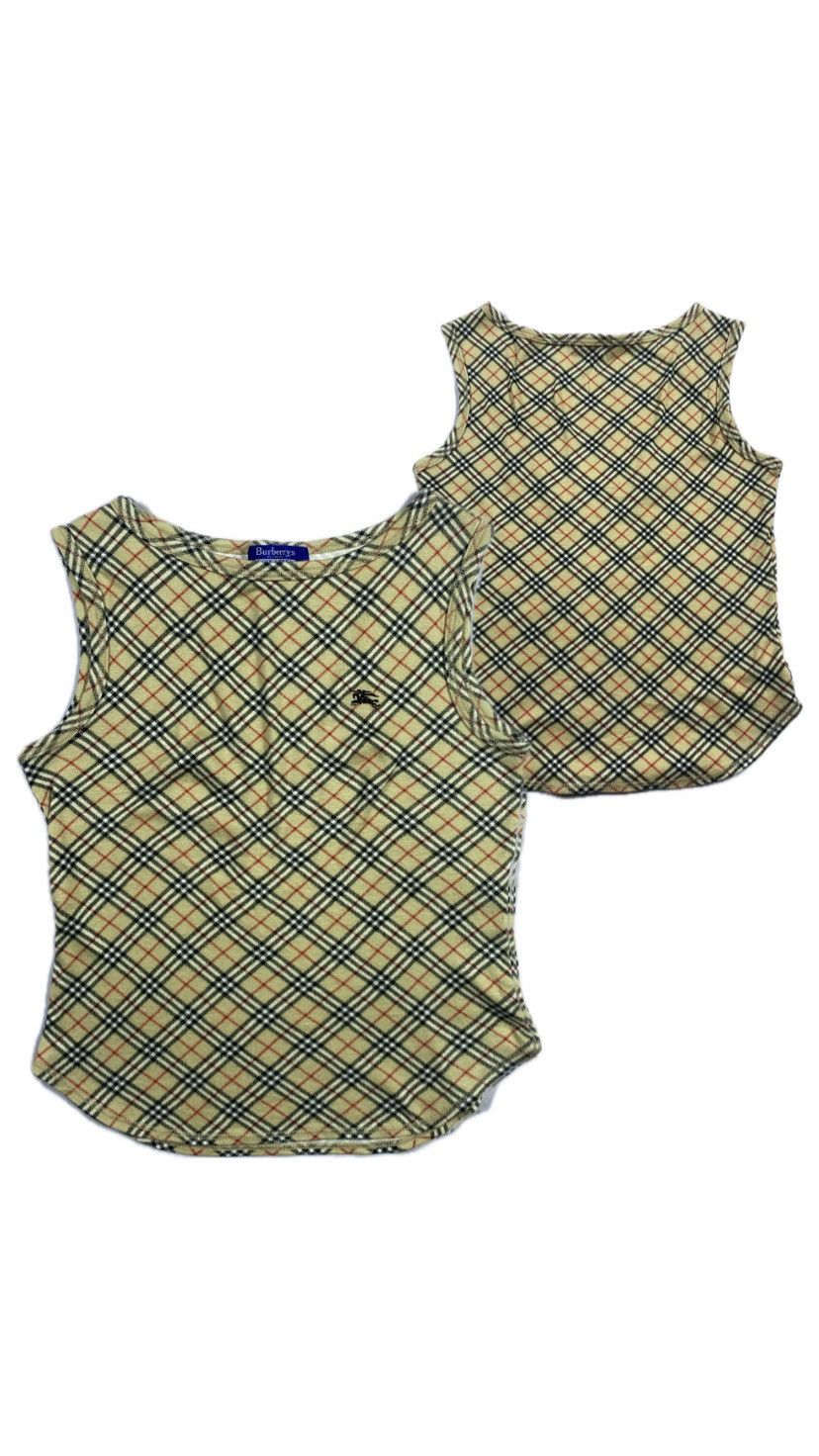 Luxury Burberrys blue label Tank top