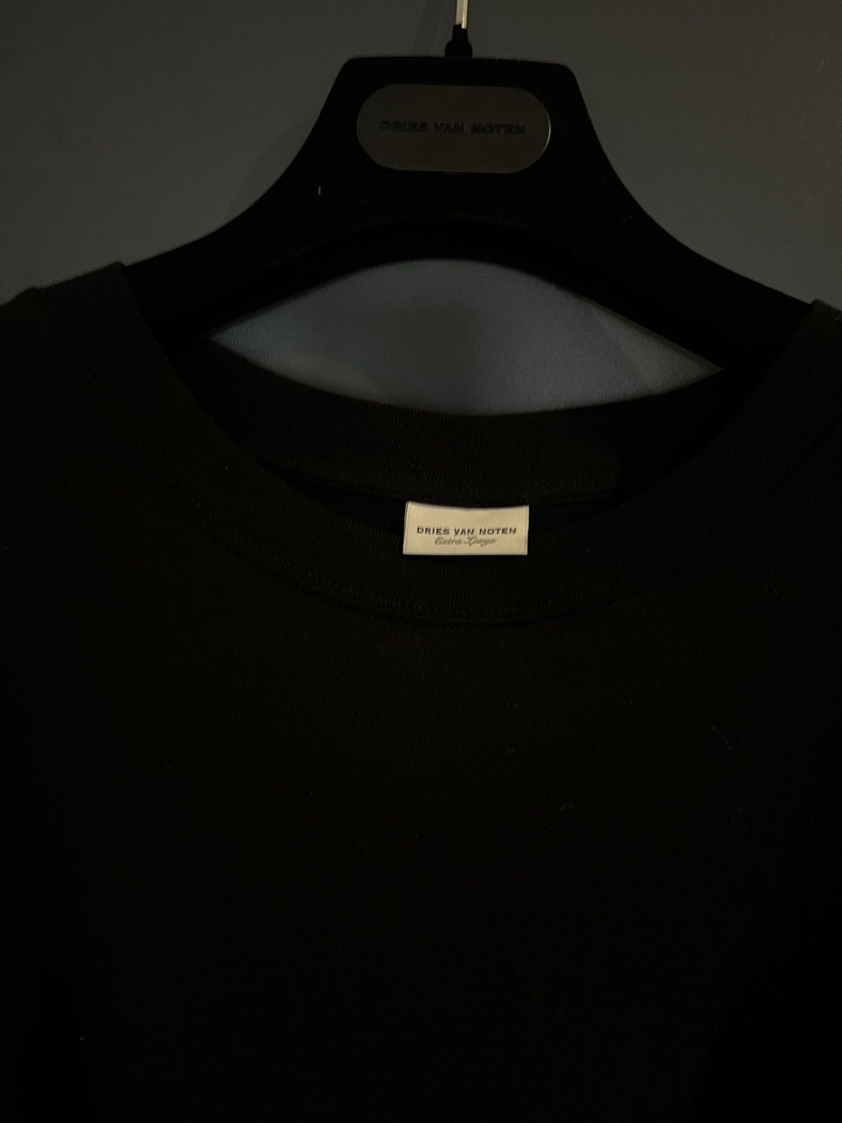 Dries Van Noten Dries Van Noten Black Layered Long Sleeve T-Shirt Size US XL / EU 56 / 4 - 2 Thumbnail