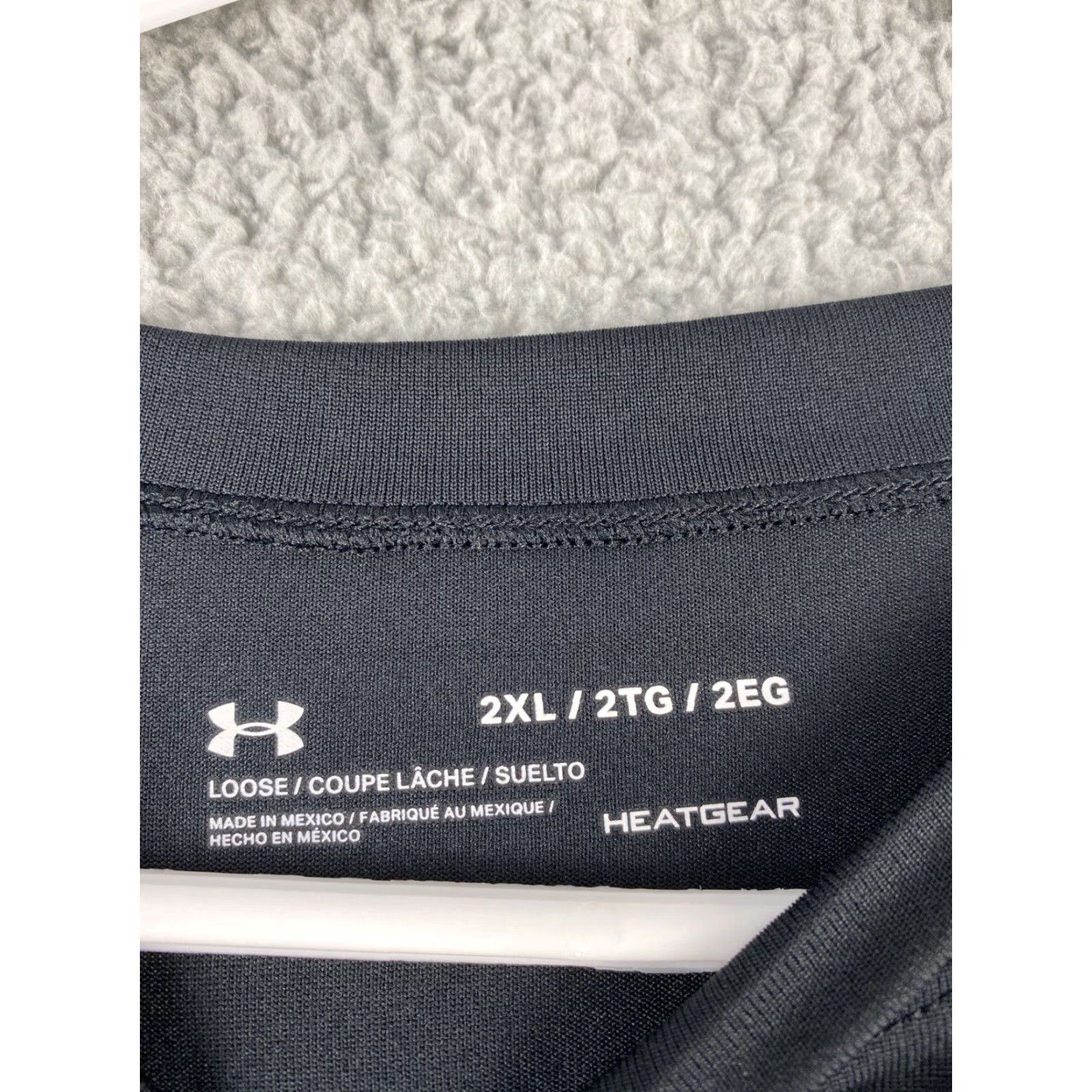 Under Armour UNDER ARMOUR UA HeatGear Loose Short Sleeve Black T-Shirt Men’s 2XL / 36-39 Crew Neck Pullover Lightweight Activewear Gym Mens Size US XXL / EU 58 / 5 - 5 Thumbnail
