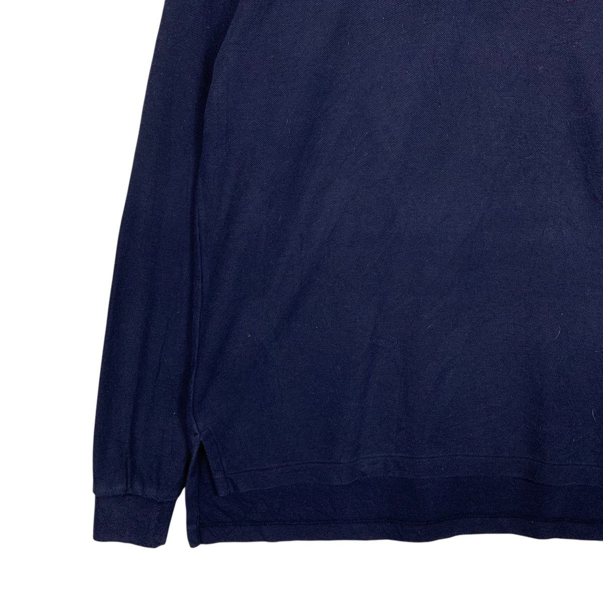 Polo Ralph Lauren 90s POLO RALPH LAUREN Navy Long Sleeve Polo Shirt #2851-C128 Size US L / EU 52-54 / 3 - 7 Thumbnail