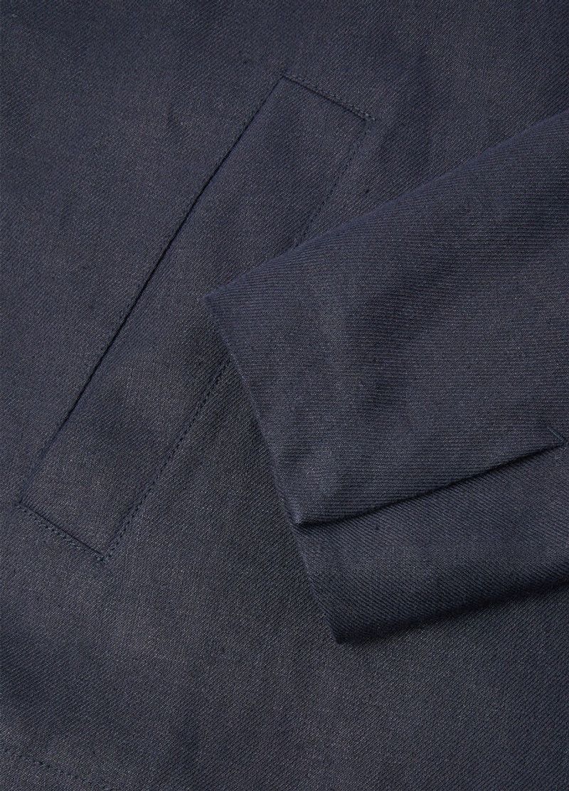 Loro Piana o1w1db10226 FAP2301 Maurin Blouson Jacket in Blue Size US S / EU 44-46 / 1 - 8 Thumbnail