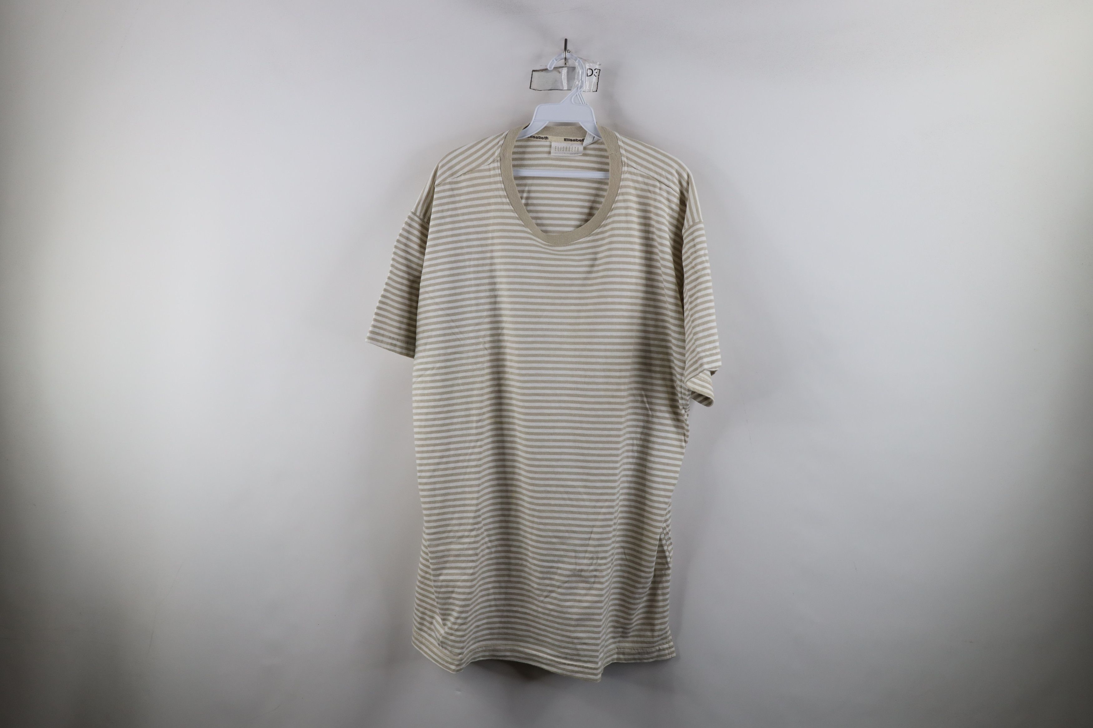 Vintage Vintage 90s Streetwear Blank Striped Short Sleeve T-Shirt Size 3XL / US 20-22 - 1 Thumbnail