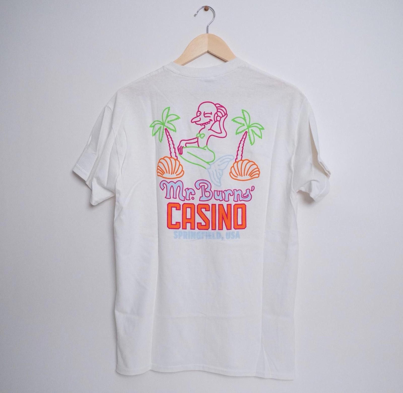 The Simpsons The Simpsons Mr.Burns Casino White T Shirt New Size M Size US M / EU 48-50 / 2 - 1 Thumbnail