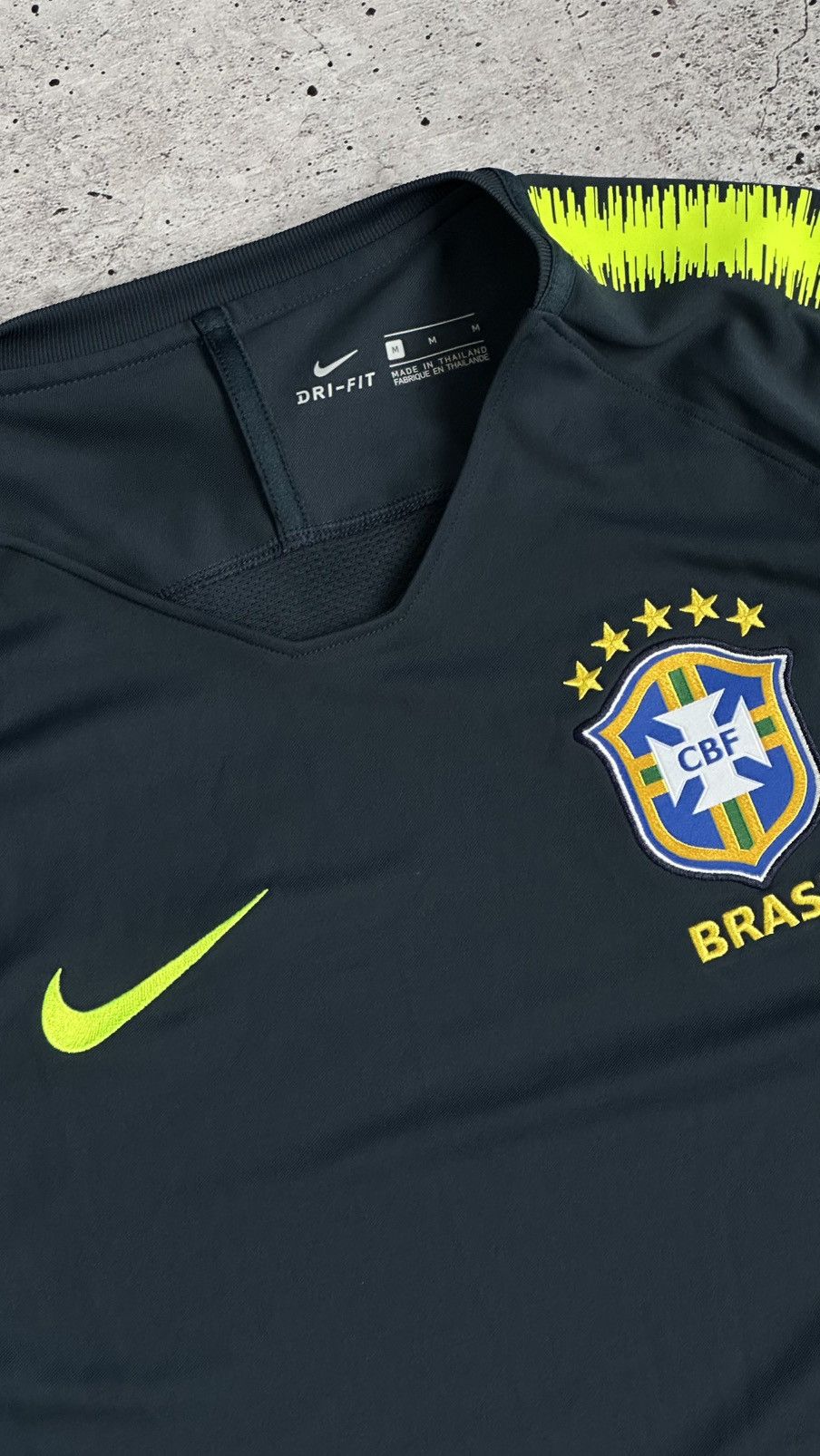 Nike Nike Brazil National Team Training Jersey Size US M / EU 48-50 / 2 - 6 Thumbnail