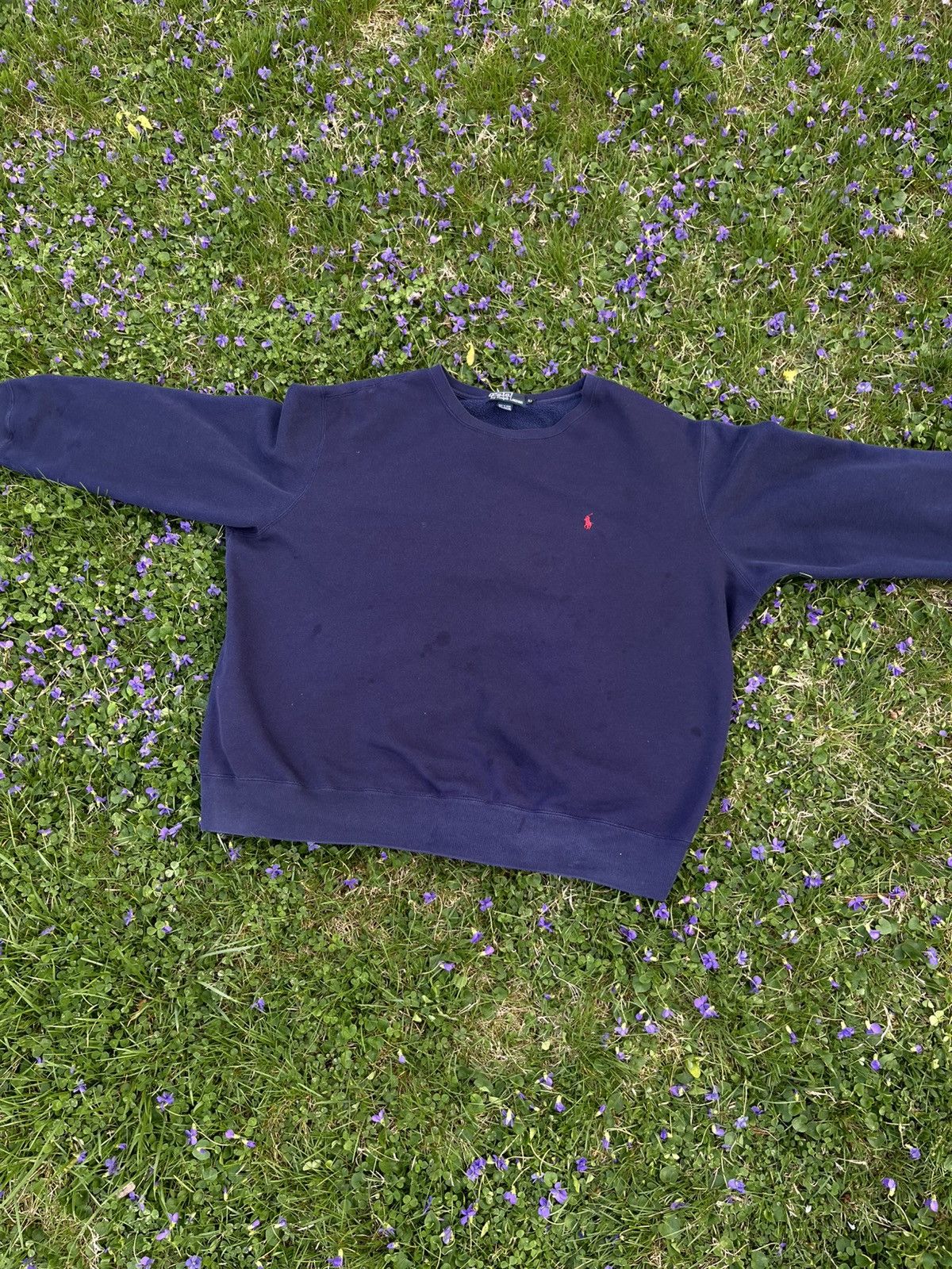 Polo Ralph Lauren Navy blue Polo Ralph Lauren cotton sweatshirt Size US XXL / EU 58 / 5 - 1 Thumbnail