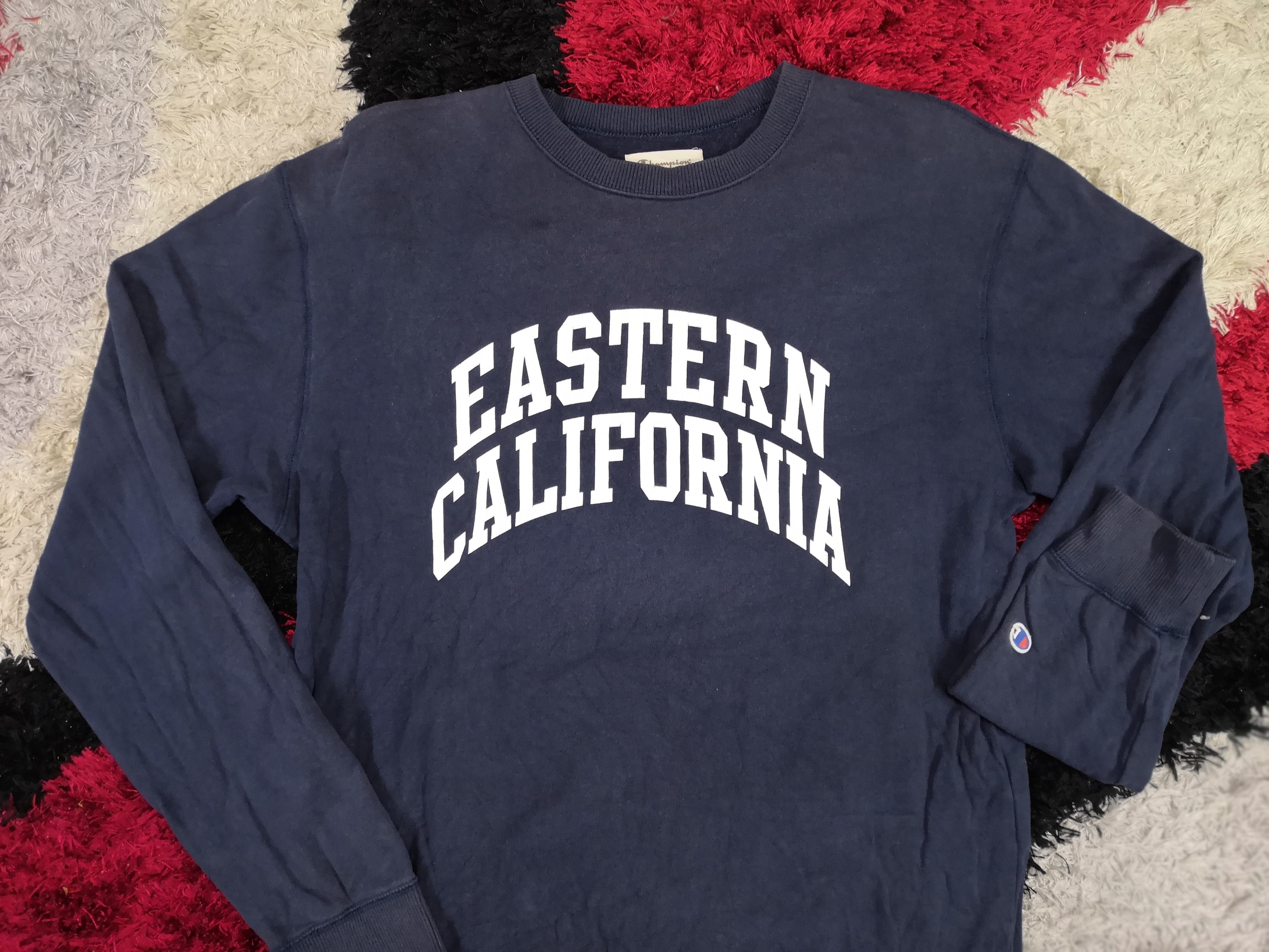 Champion Vintage 90s Champion Sweatshirt Eastern California Sweater Size US L / EU 52-54 / 3 - 2 Thumbnail