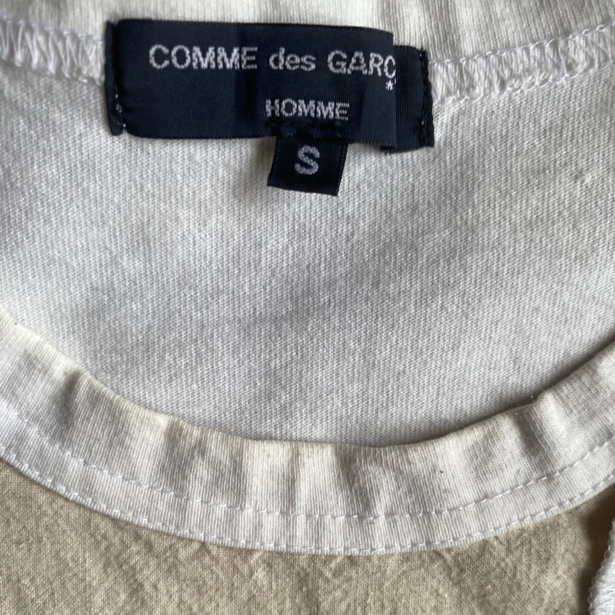 Comme des Garcons Homme Cut And Sew Linen/Cotton T Shirt Size US S / EU 44-46 / 1 - 5 Thumbnail