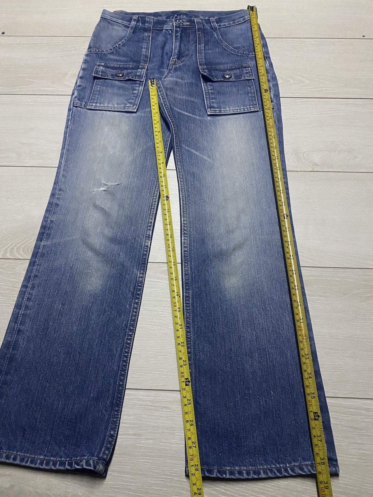 Issey Miyake Vintage Japanese N&M Issey miyake Style Distressed Jeans Size US 30 / EU 46 - 17 Thumbnail