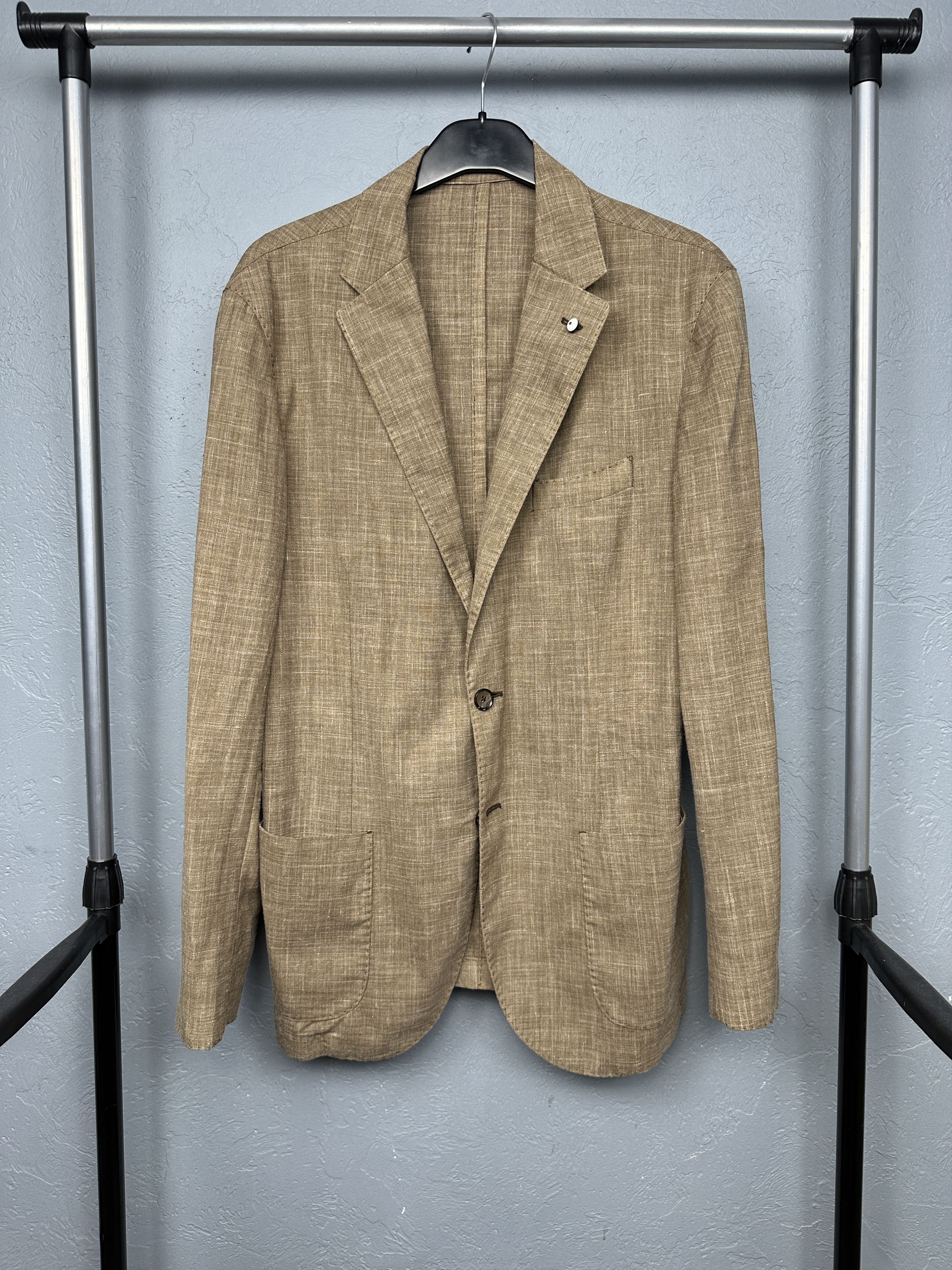 L.B.M. 1911 LBM 1911 Wool Linen Unlined Blazer Jacket L.B.M. Size 38R - 1 Thumbnail
