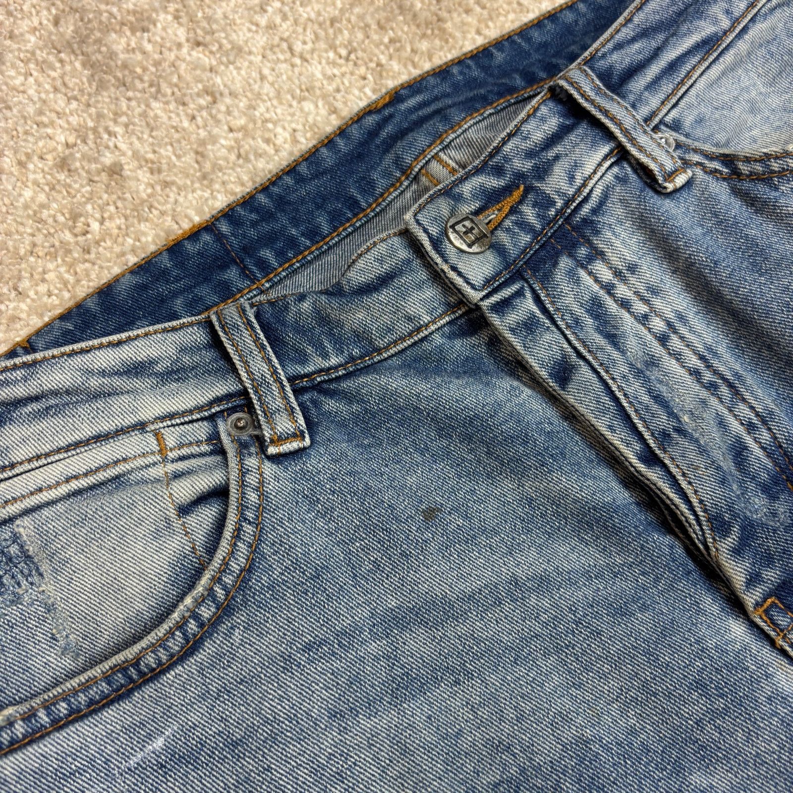 Ksubi Ksubi Van Winkle Dynamite 098 Denim Distressed Jeans 34x29 Size US 34 / EU 50 - 12 Thumbnail