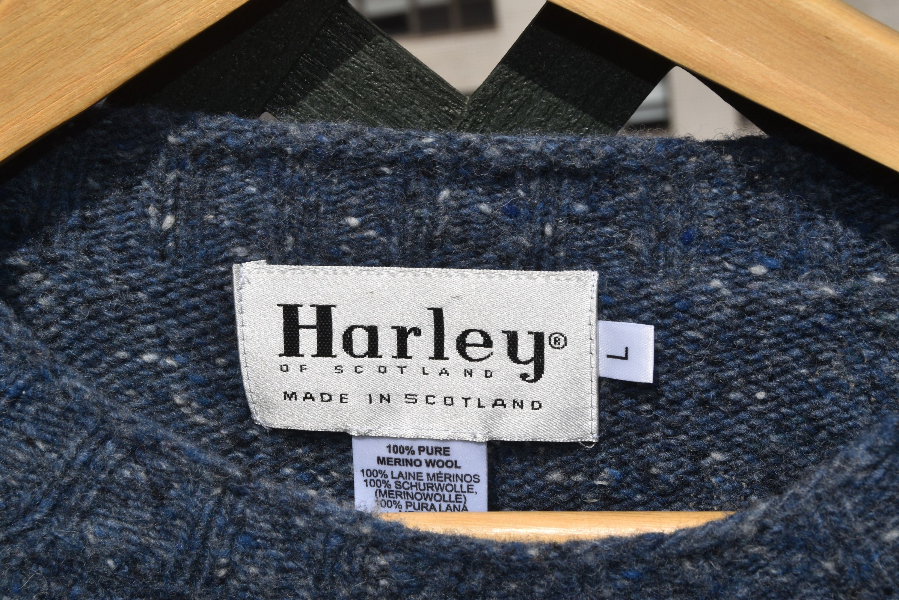 Harley of Scotland Harley of Scotland donegal blue sweater Size US L / EU 52-54 / 3 - 5 Thumbnail
