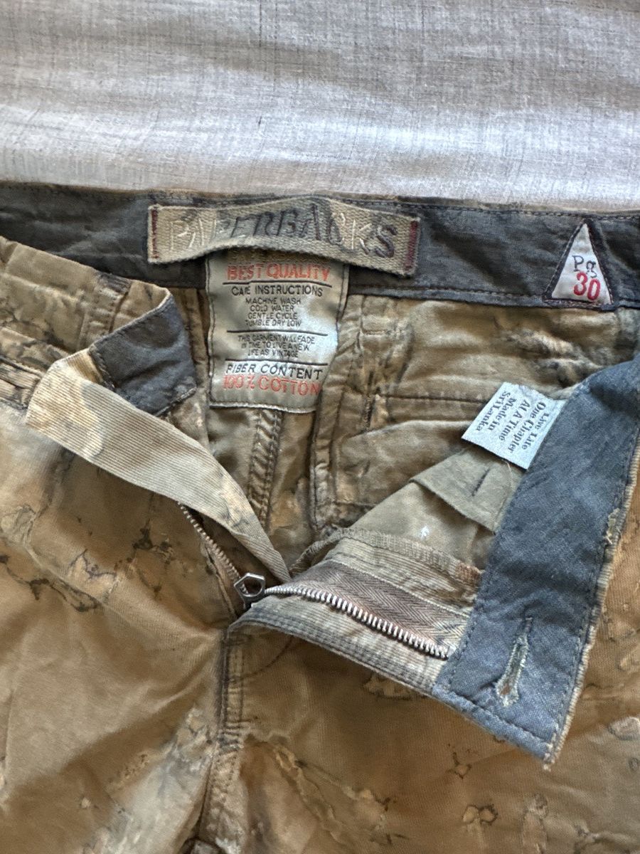 Original Paperbacks Vintage paper bags, fatigue shorts Size US 33 - 2 Thumbnail