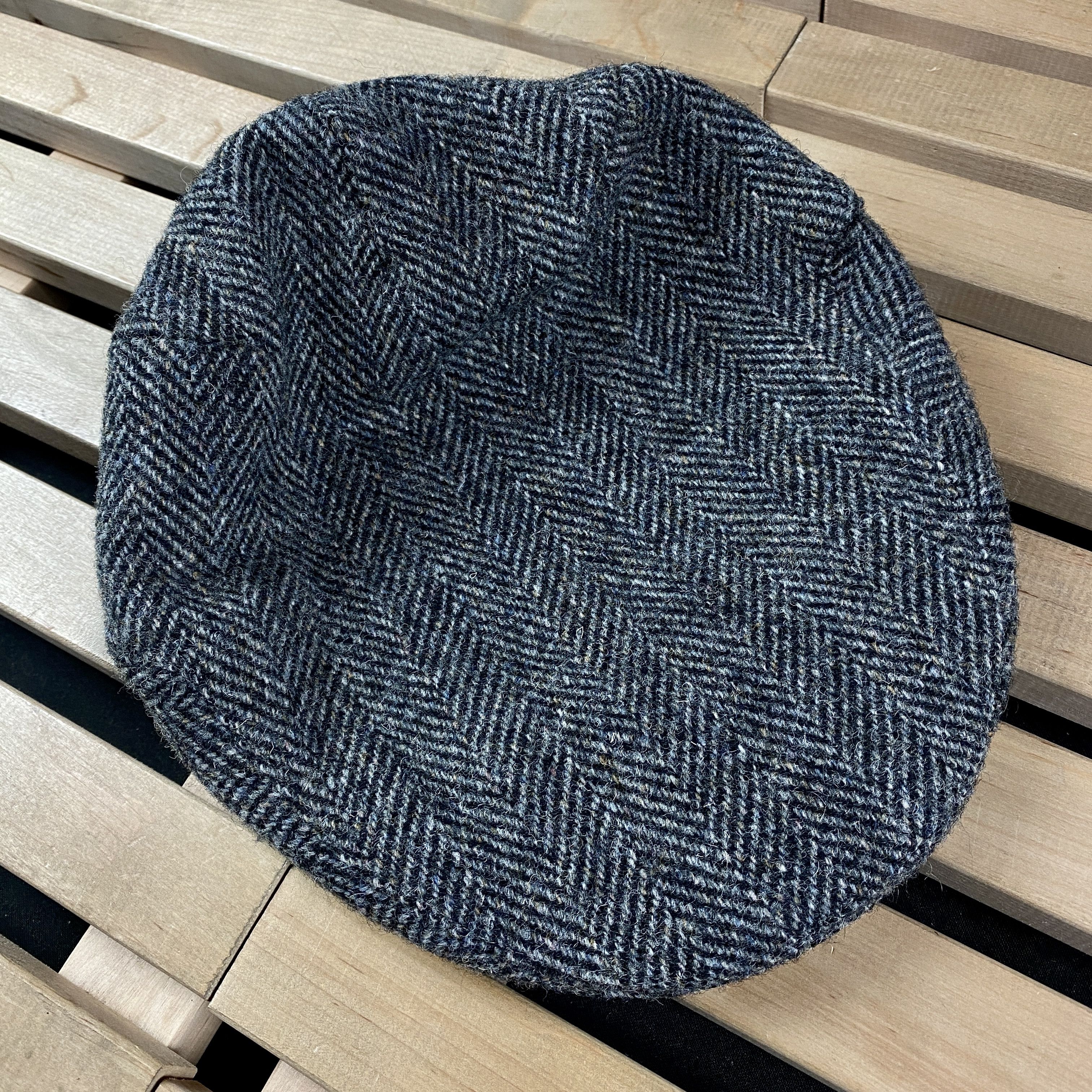 Harris Tweed Mens Flat Cap Hat Marks & Spencer Harris Tweed Size XL Size 34 - 1 Thumbnail